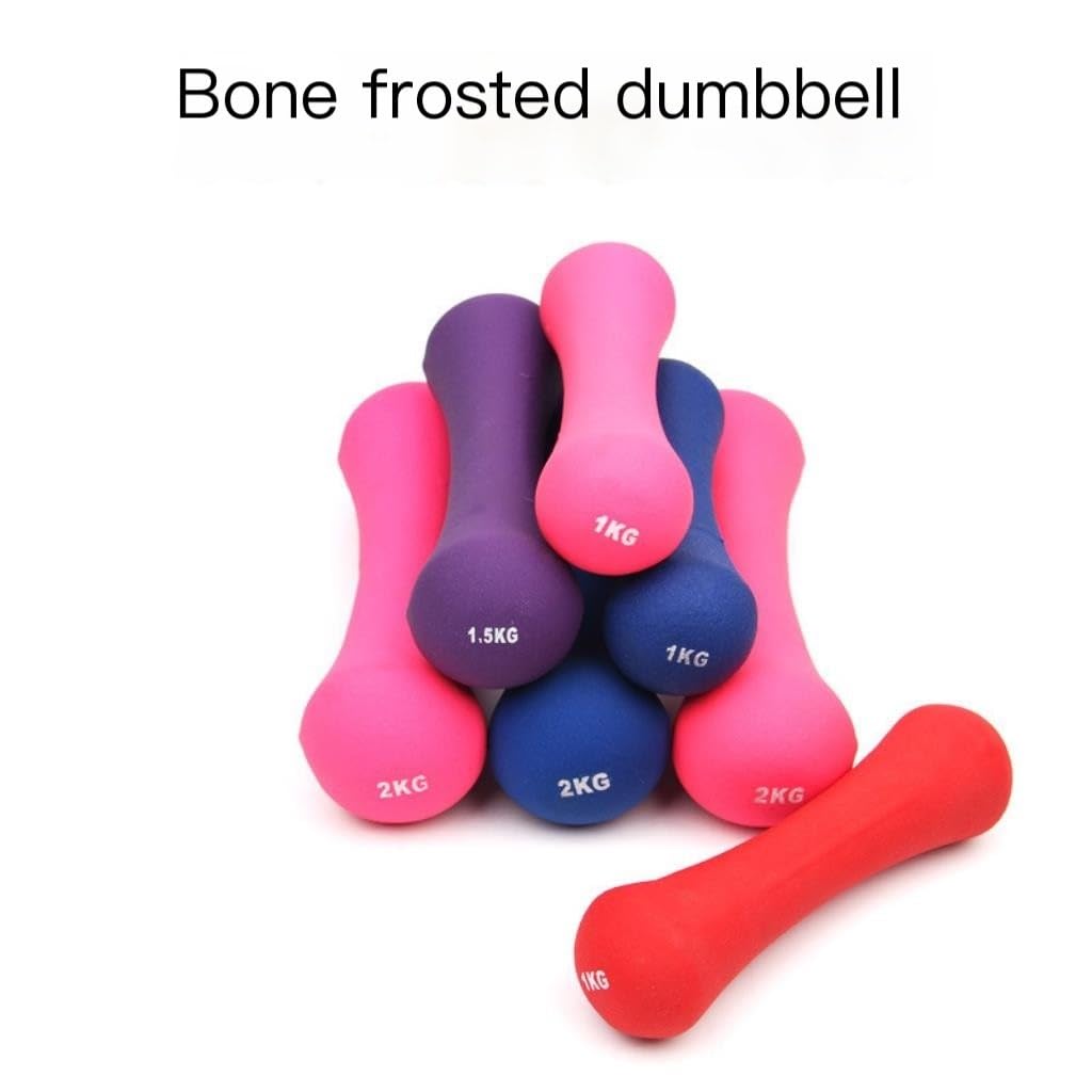 Purple 4kg Dumbbells for Women - Home Fitness Equipment for Jumping Exercises, Arm Toning, Yoga & Strength Training - Perfect for Home Gym & Workouts