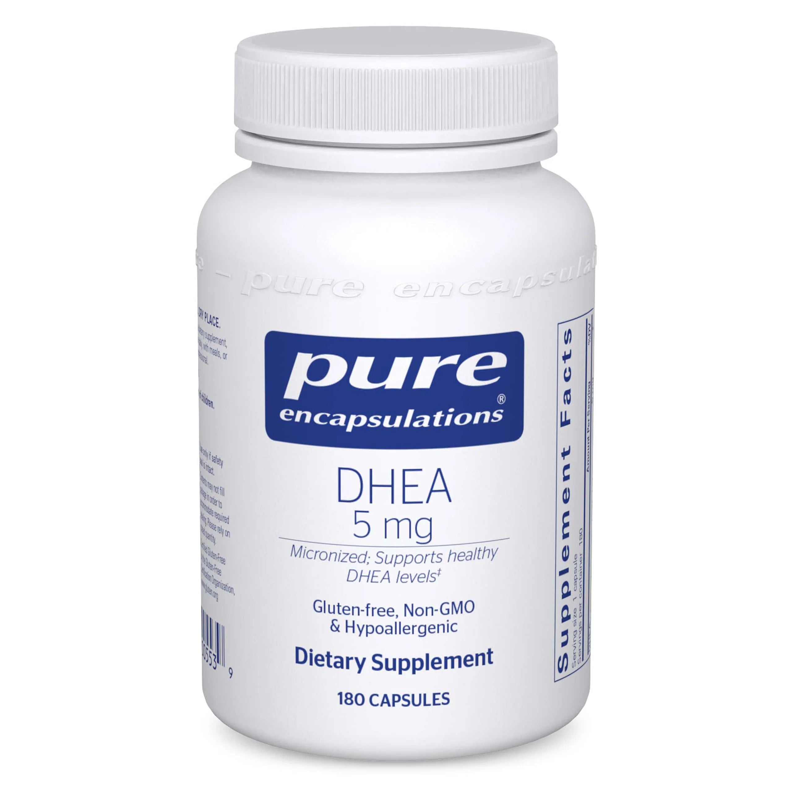 DHEA 5mg Supplement - 60 Capsules for Hormone Balance, Energy & Anti-Aging | Supports Adrenal Health & Vitality (Perfect for Men & Women Over 30)