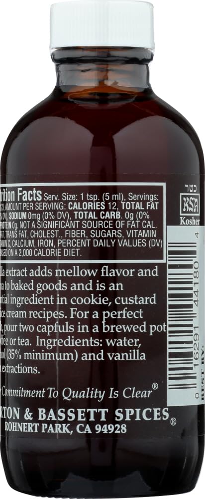 Pure Vanilla Extract - 3 Pack | Premium Baking Ingredient for Cakes, Cookies & Desserts | Natural Flavor Enhancer for Home Baking & Cooking