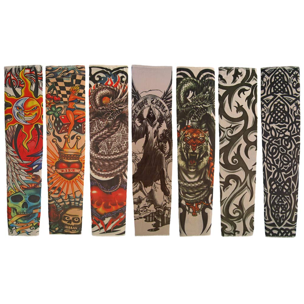 Celtic Tattoo Sleeve Arm Cover - Realistic Fake Temporary Tattoos for Costume Parties, Halloween & Cosplay | Fun Novelty Accessory for Adults & Teens