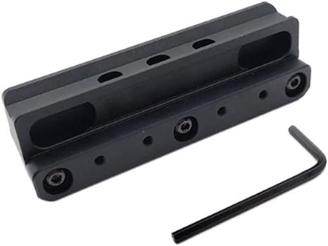 Aimsniper Tactical FAST Series Scope Mount for Fiber Optic & Mini Red Dot Sights - 2-Pack Black - Perfect for Hunting, Shooting Range & Tactical Training