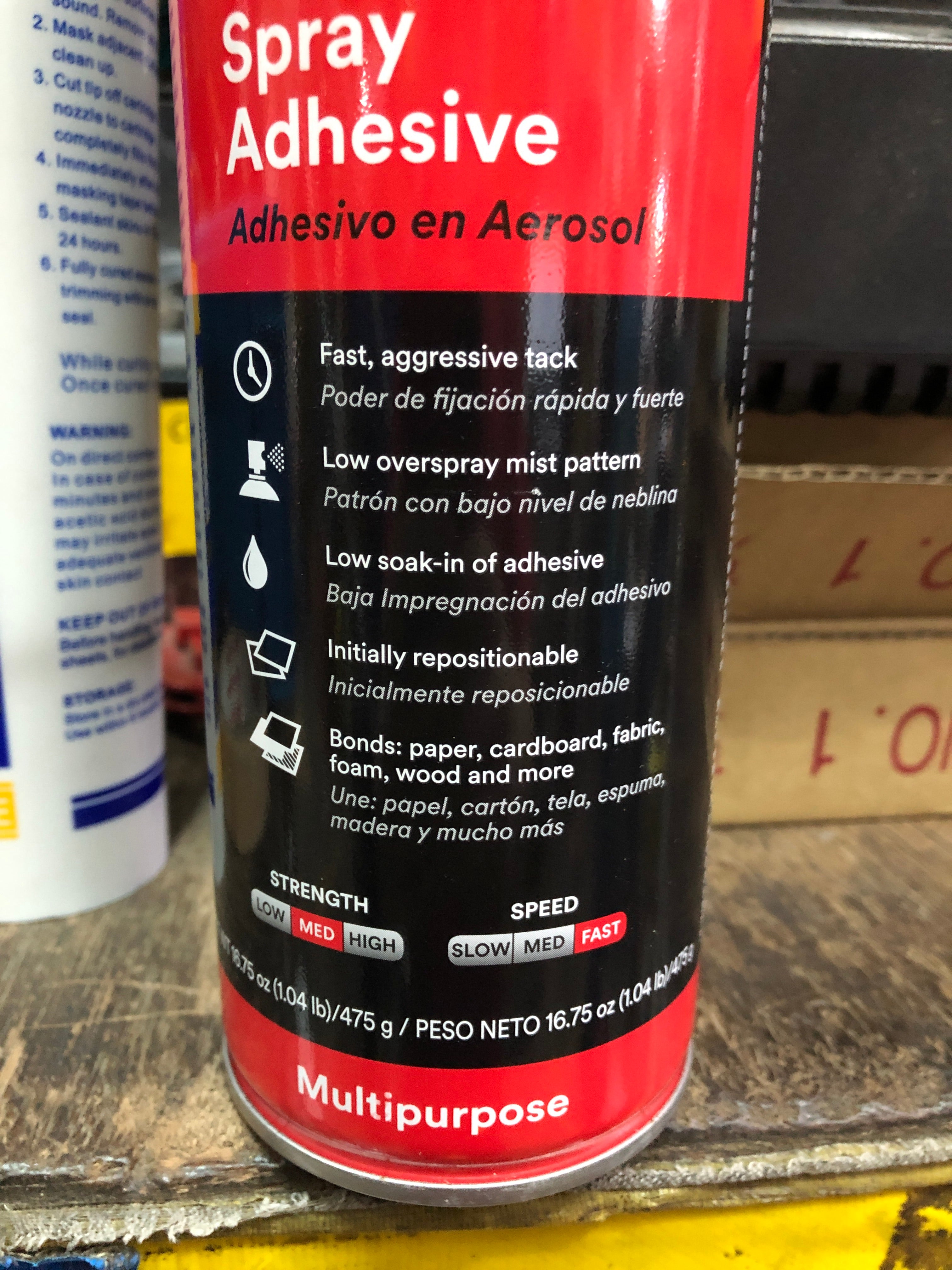 3M™ Super 77™ Multipurpose Spray Adhesive - High Strength, Fast Drying Glue for Crafting, DIY Projects, Foam, Fabric, Wood & More | Model 3M 77 | Perfect for Home Repairs, Scrapbooking & Upholstery Work