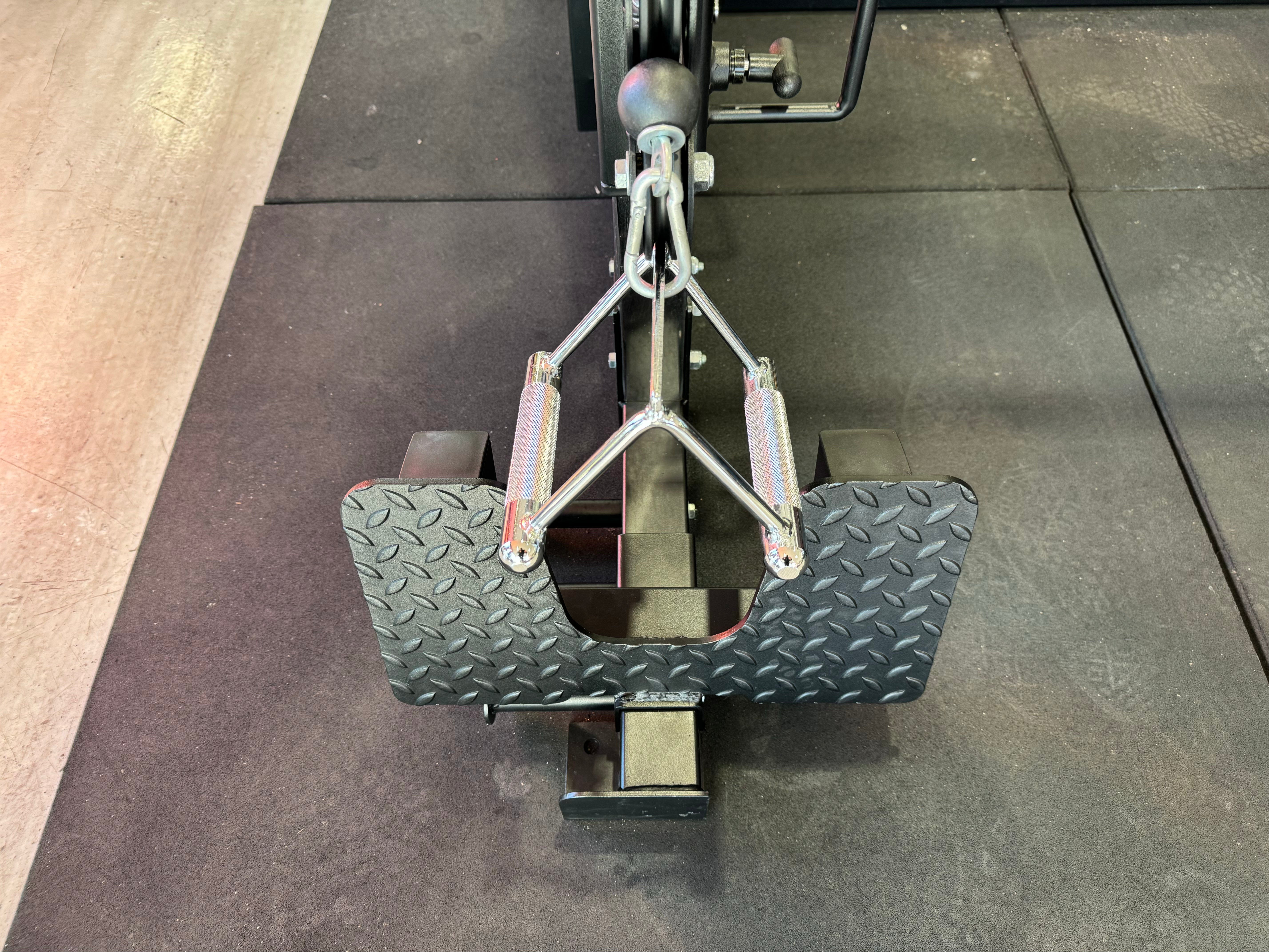 Body Iron Low Row Foot Plate Attachment - Heavy Duty Gym Equipment for Home & Commercial Use (FT750, FT1000, MFX360) - Perfect for Strength Training & Full-Body Workouts