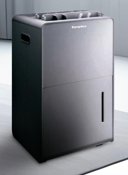 Europace EDH6300DGY 30L 5-in-1 Dehumidifier with HEPA Air Purifier - Ideal for Basements, Bedrooms & Large Rooms up to 1500 Sq Ft
