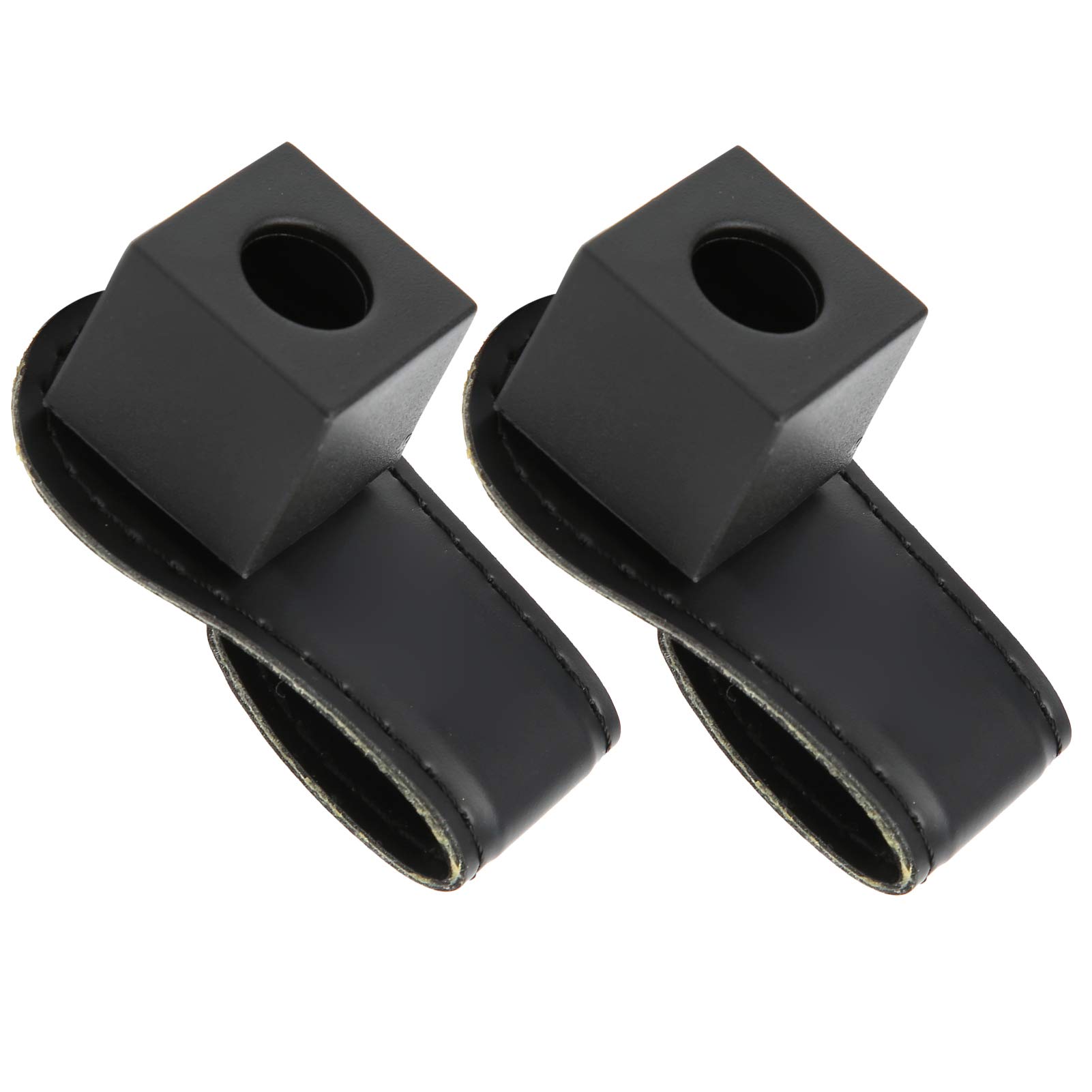2Pcs Magnetic Billiard Chalk Holder - Compact Pool Cue Chalk Clip with Belt Attachment | Durable Stitched Design for Billiards Accessories & Cosmetic Supplies | Perfect for Pool Halls, Home Game Rooms & Professional Players