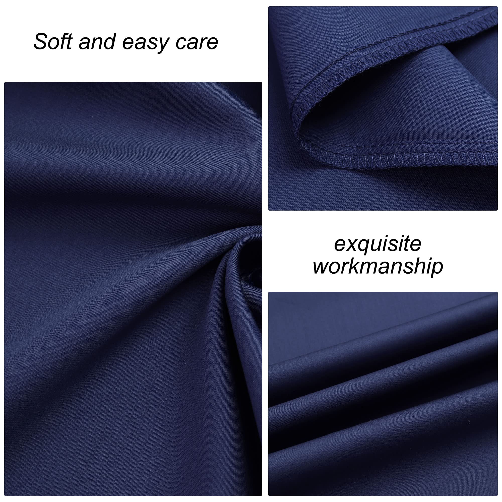 Premium Soft Cotton Pillowcases Set of 2 - Breathable & Hypoallergenic Bedding for Side Sleepers & Hot Sleepers - Perfect for Home, Hotel, or Travel Use