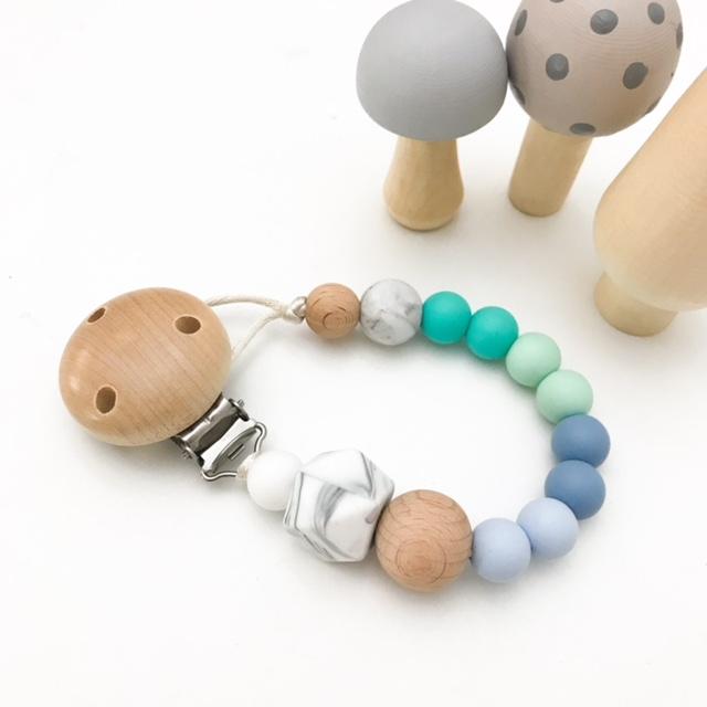 Ombre Range Dummy Holders - Stylish Baby Pacifier Clips for Boys & Girls | Perfect for Strollers, Car Seats & Baby Carriers