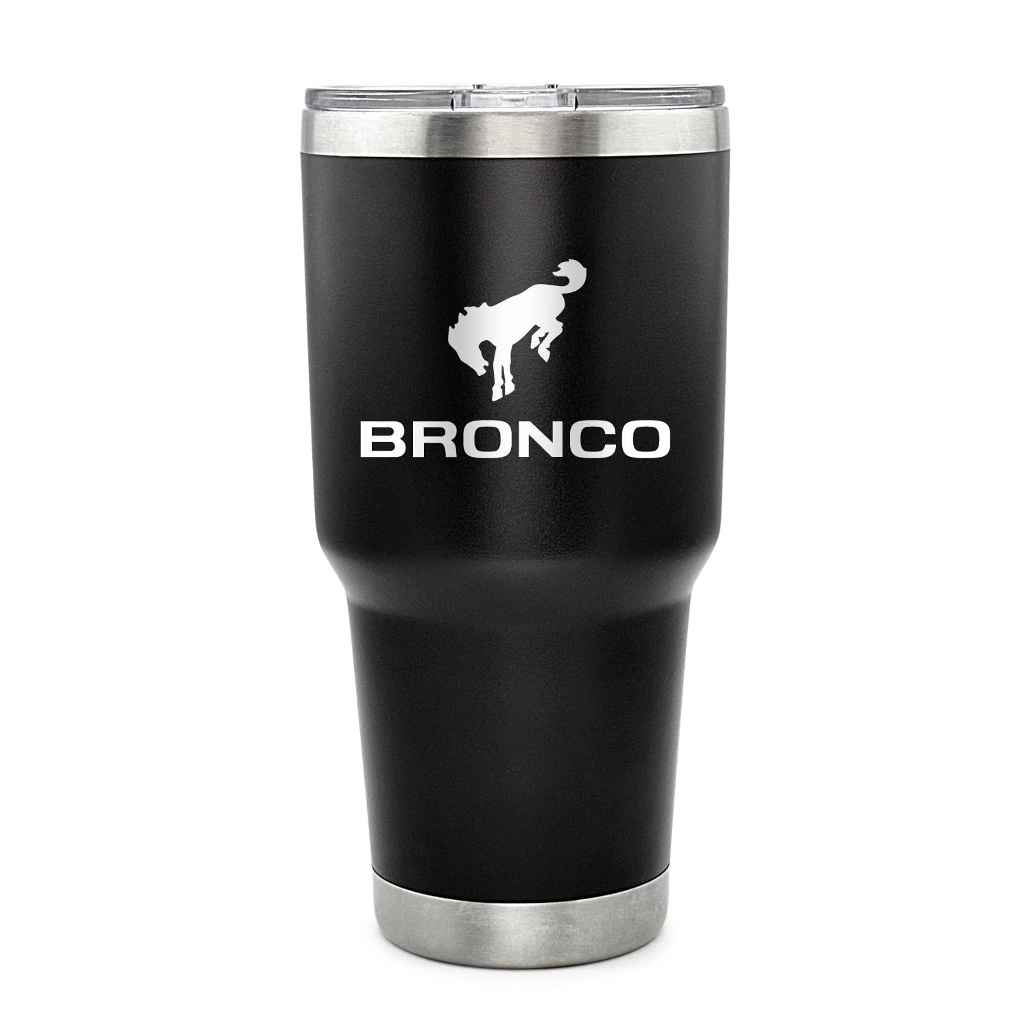 Ford Bronco 30oz Vacuum Tumbler - Insulated Stainless Steel Travel Mug for Camping & Road Trips