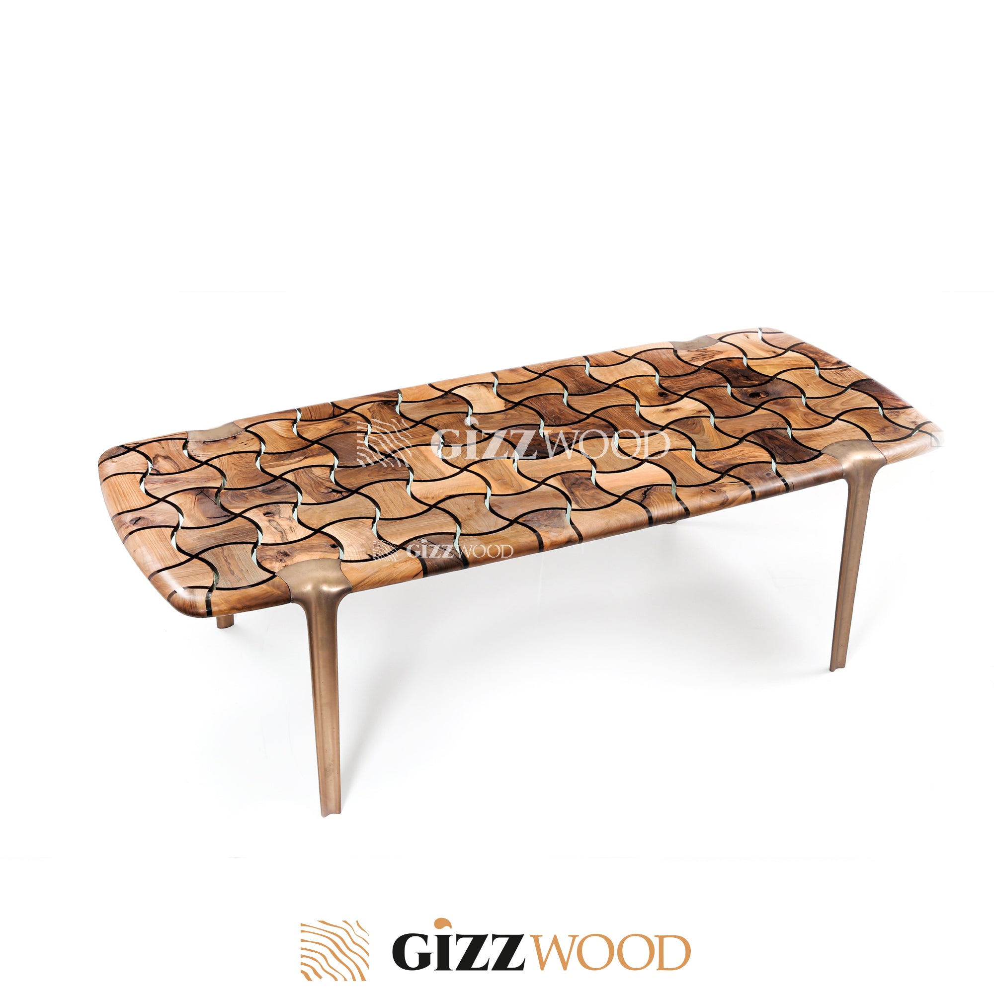 Premium Epoxy Resin Dining Table - Waterproof, Scratch-Resistant, Durable for Kitchen, Dining Room & Outdoor Patio Use