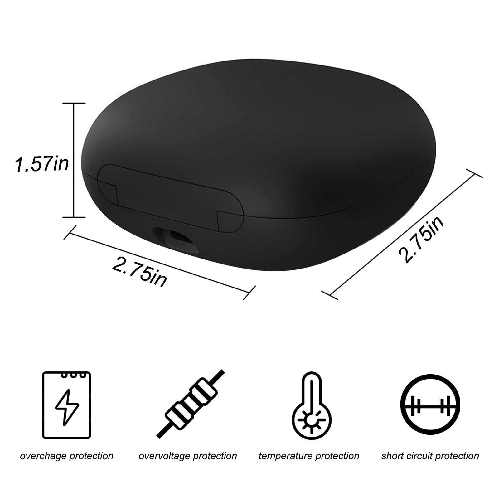 Powerbeats Pro Wireless Charging Case - Portable Charger Box for Beats Bluetooth Headset | Perfect for Travel, Workouts & On-the-Go Use
