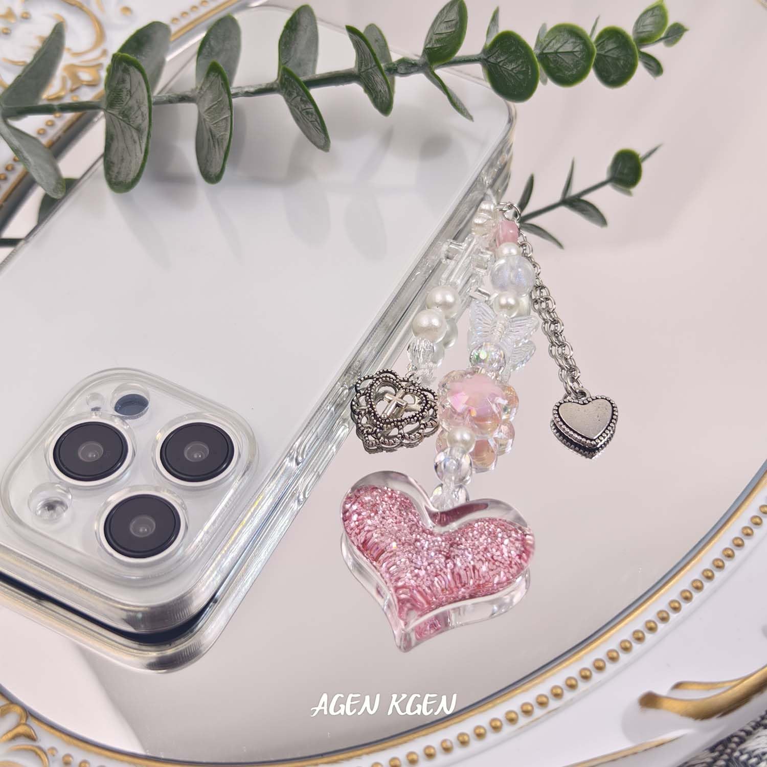 Y2K Pink Phone Charm - Cute Strawberry Star Heart Pendant for Women | Camera Bag & Phone Accessory Decor | Perfect for Selfies, Gifts & Kawaii Fashion