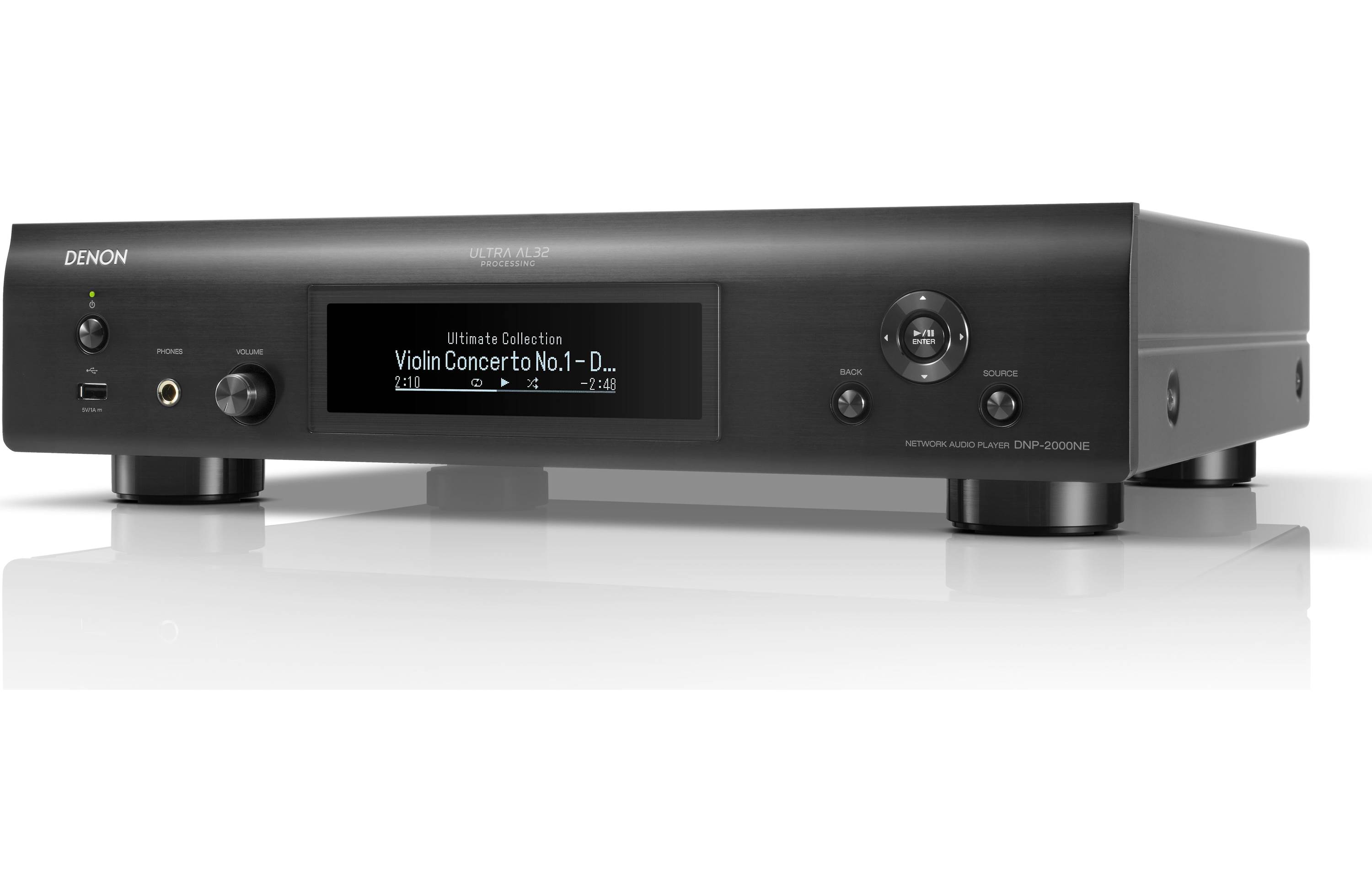 Denon DNP-2000NE High-Resolution Network Audio Streamer with HEOS Built-in | Wireless Music Streaming for Home Theater & Hi-Fi Systems | Perfect for Audiophiles & Multi-Room Audio Setup