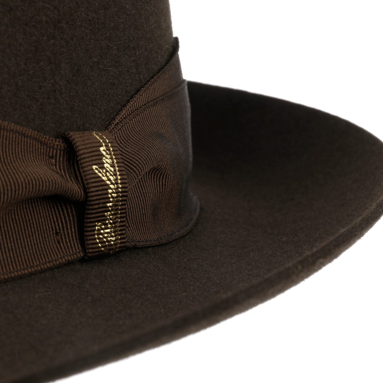 Borsalino Georgio Fur Felt Hat for Men - Classic Winter Fedora with Wide Brim - Perfect for Outdoor Events, Weddings & Cold Weather Fashion