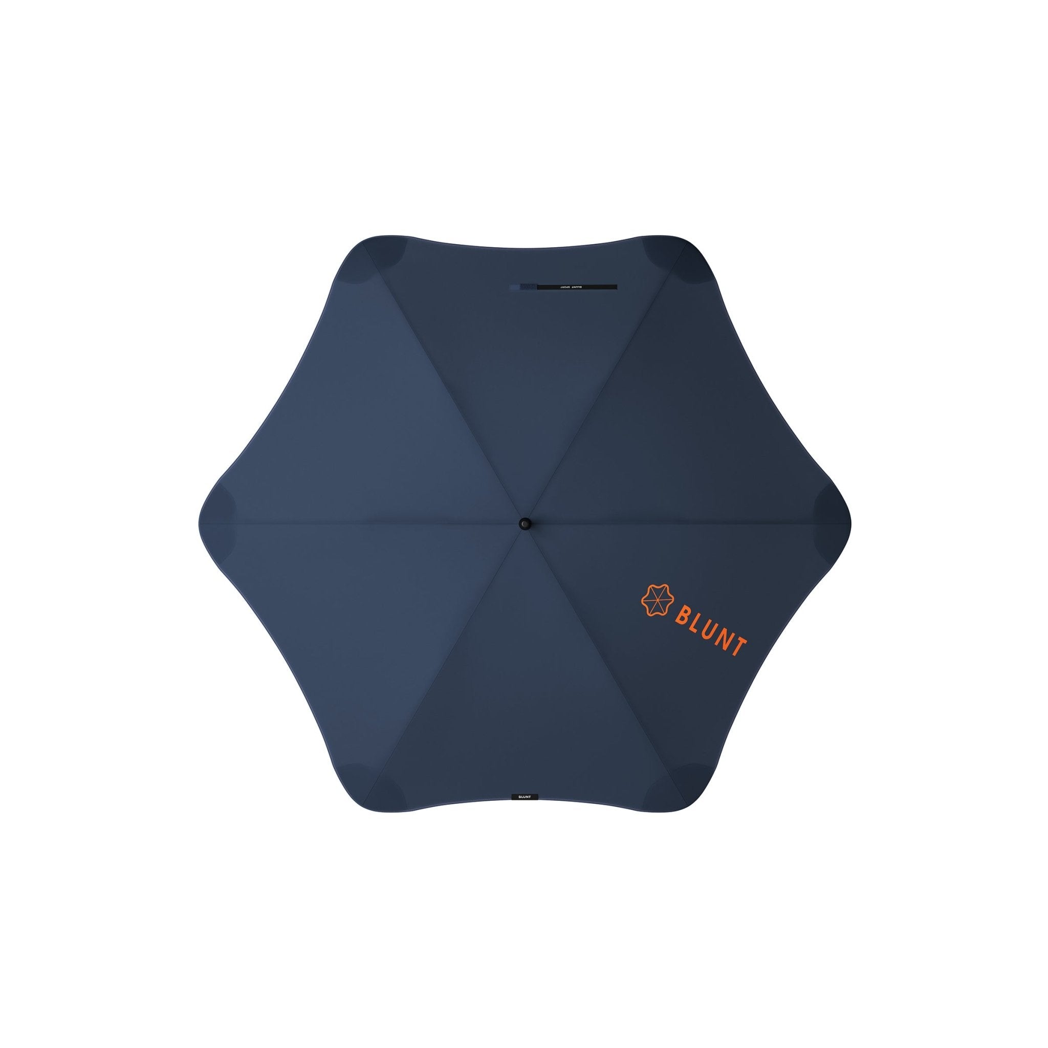 BLUNT Sport Umbrella - Windproof, UV Protection, Durable Golf Umbrella for Men & Women - Navy/Orange - Perfect for Golf, Beach, Hiking & Outdoor Activities