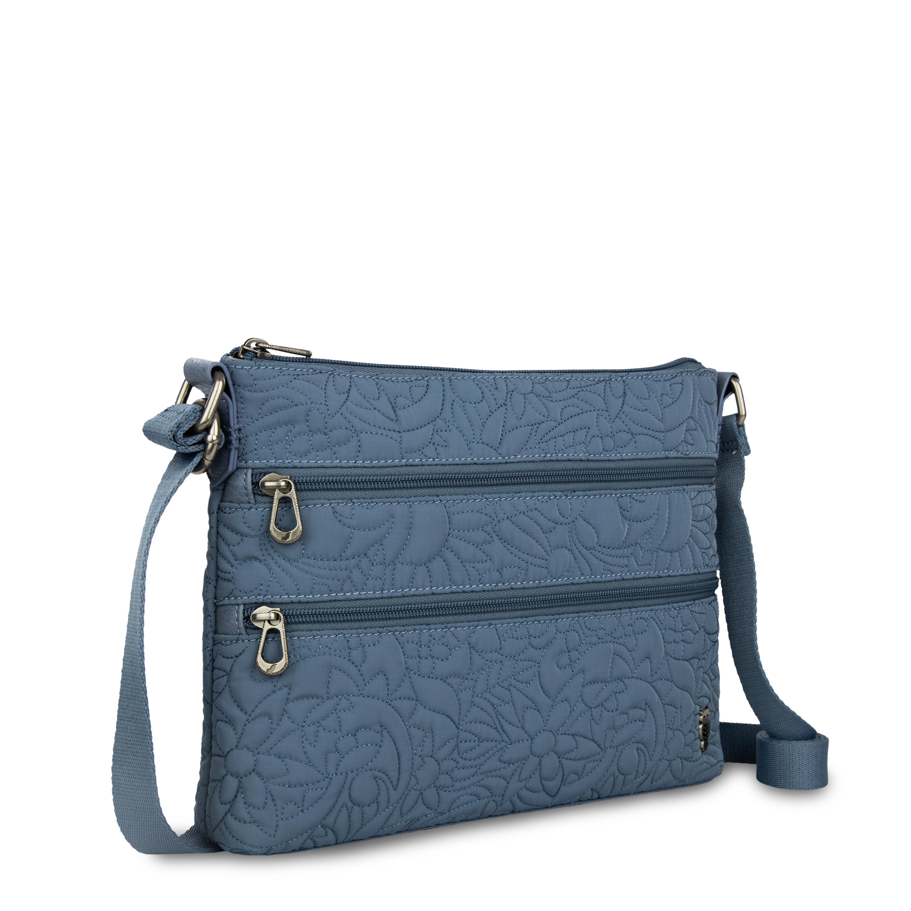 Eco-Friendly Crossbody Bag - Sustainable Twill Fabric - Maritime Spirit Desert Quilted Design - Perfect for Travel, Shopping & Everyday Use