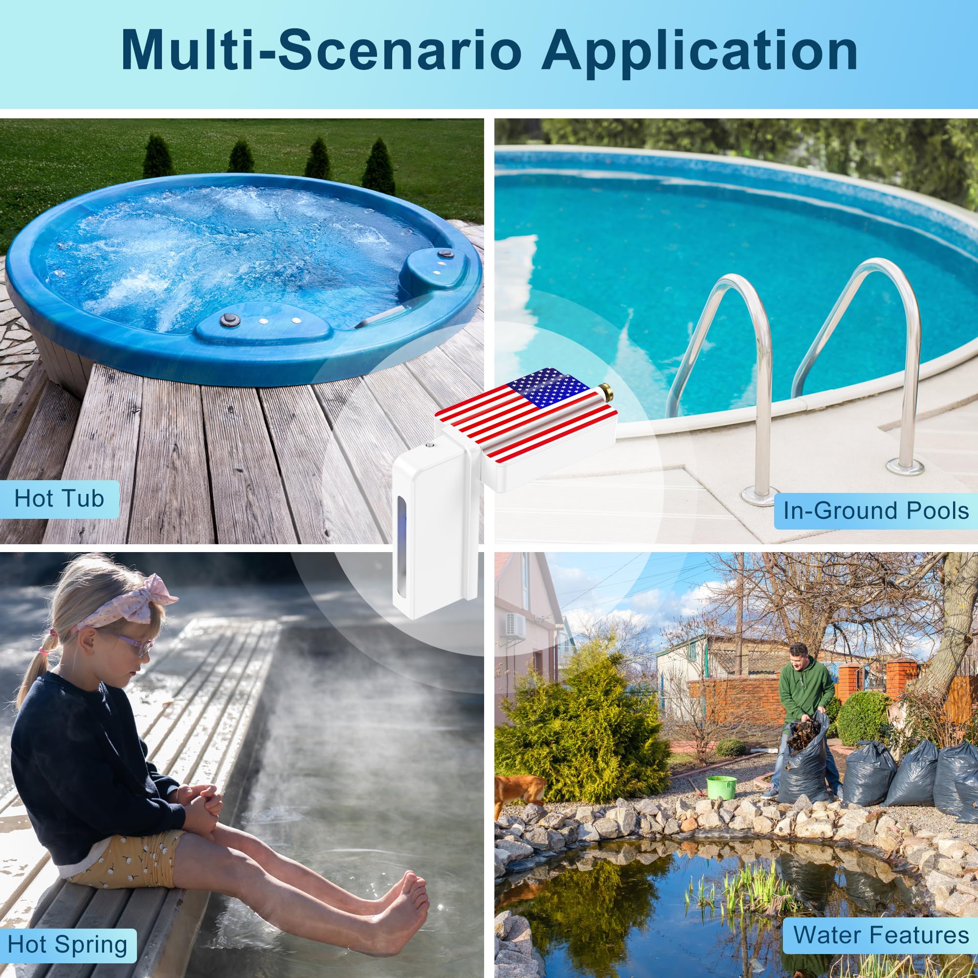 Automatic Pool Water Leveler - Inground Pool Auto Fill System for Precise Water Level Control | Ideal for Home, Resort, and Commercial Pools