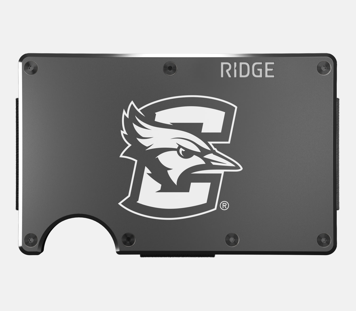 Ridge Wallet for Men - Slim Minimalist RFID Blocking Front Pocket Wallet - Creighton Bluejays Team Design - Perfect for Everyday Carry & Travel