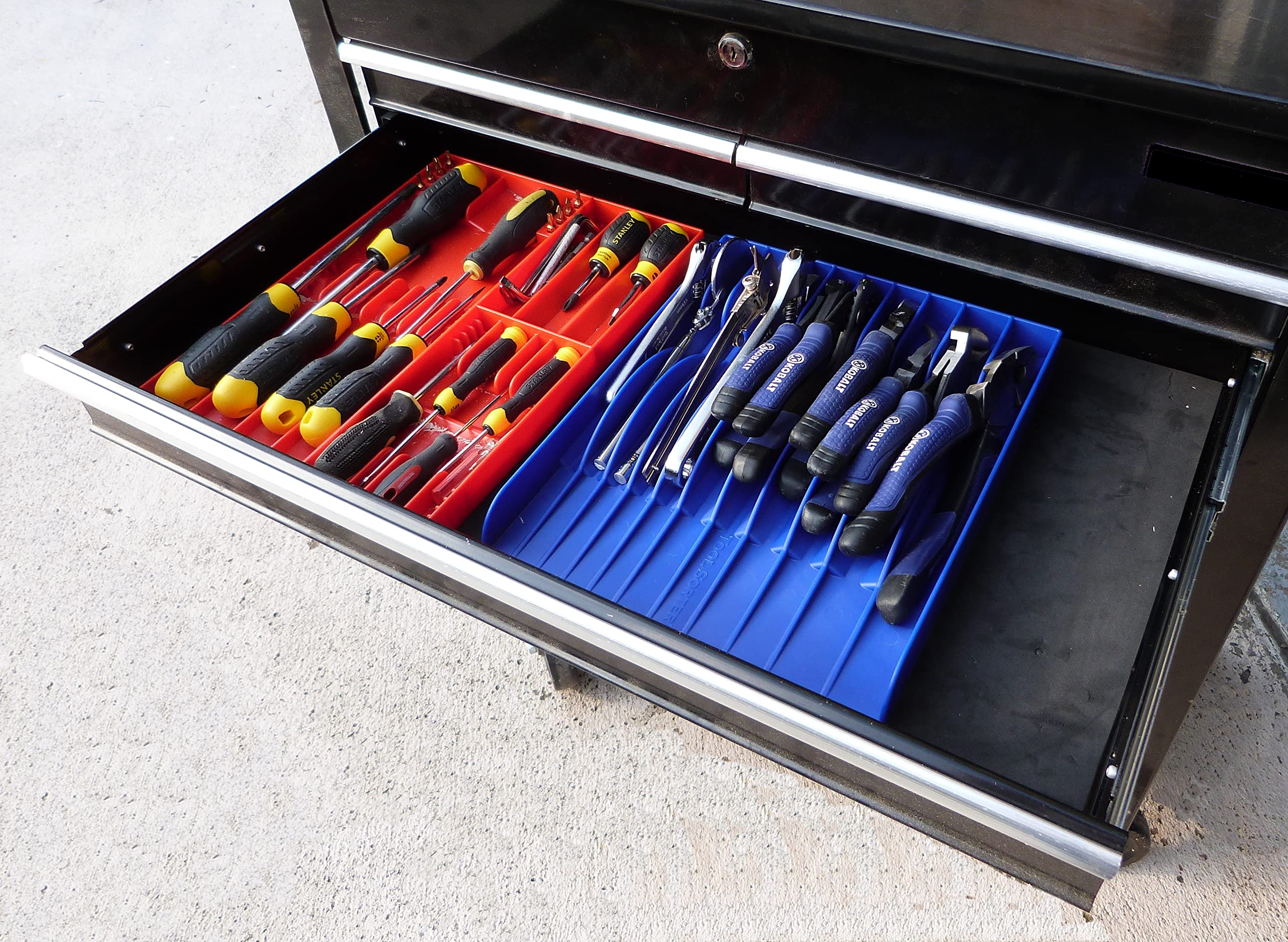 Blue Pliers Organizer - Heavy Duty Tool Storage for Electricians & DIY Projects - Perfect for Workshops, Garages & Toolboxes