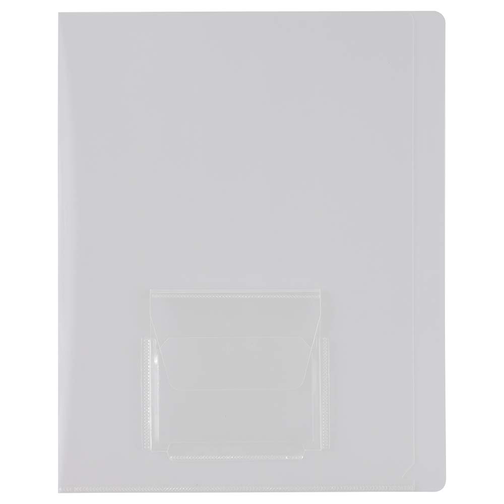 JAM PAPER Clear Plastic Sleeves 9x11.5 Letter Size - 10 Pack for Documents & Projects