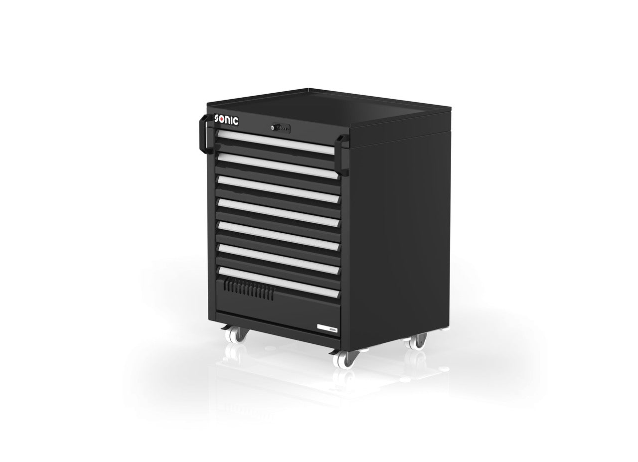 Sonic Tools MSS+ 700 Series 7-Drawer Portable Tool Cabinet - Heavy Duty Rolling Tool Chest for Mechanics & DIY | Workshop, Garage & Job Site Organization