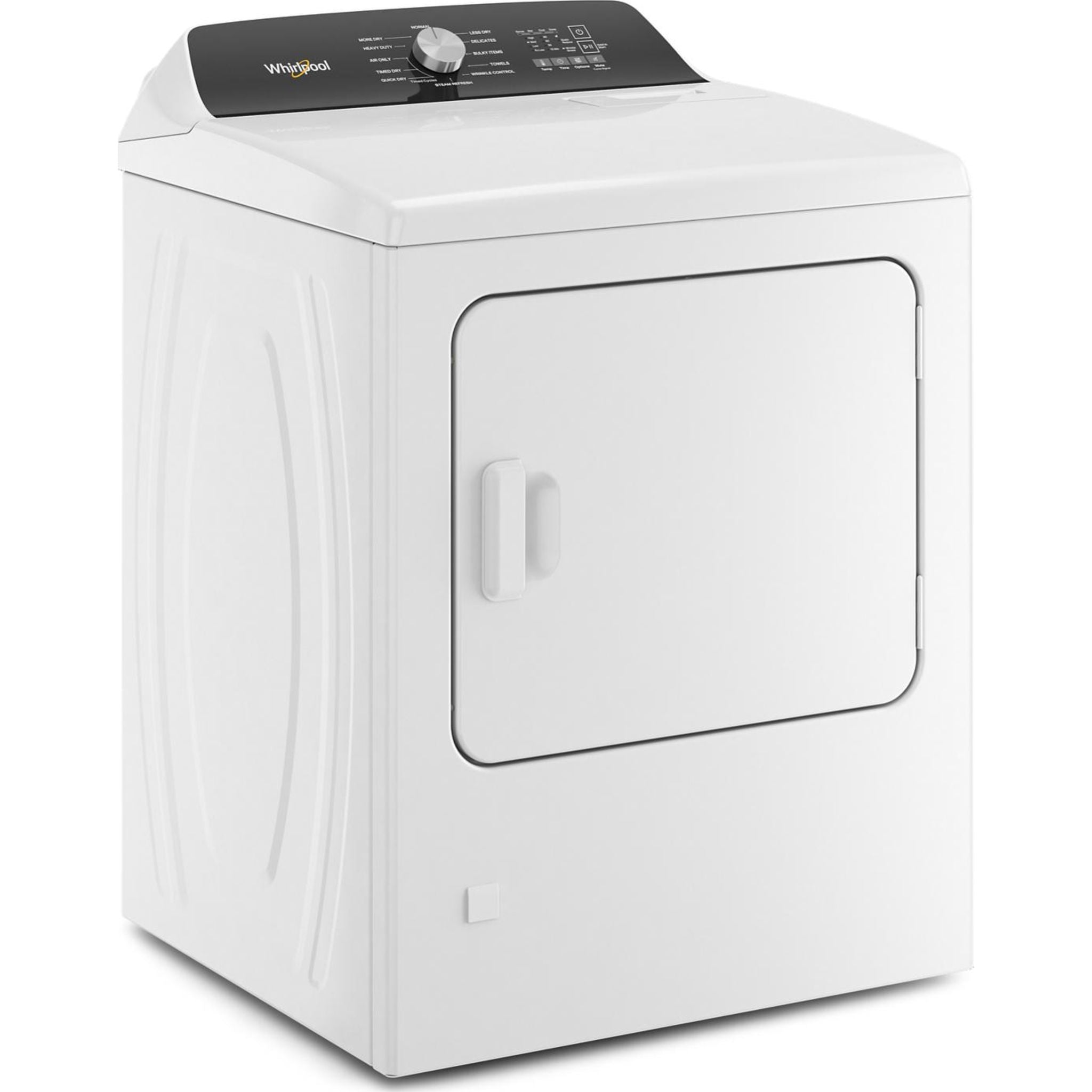 Whirlpool WGD5050LW White Electric Dryer - Energy Efficient Laundry Appliance for Home & Apartment Use