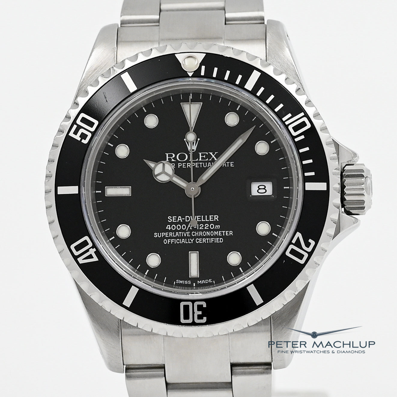 Authentic Rolex Sea-Dweller 4000 Men's Luxury Dive Watch - Stainless Steel Professional Diving Timepiece for Deep Sea Exploration & Water Sports