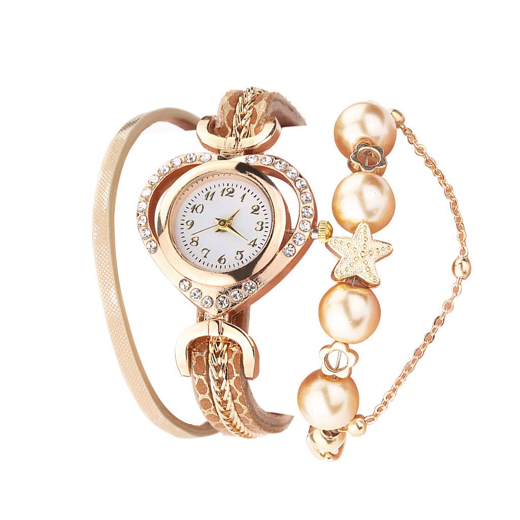 Bravetoshop Women's Bangle Watch - Elegant Diamond Shinning Dress Watches, Analog Quartz Wristwatches for Women, Casual Fashion Ladies Crystal Bracelet Watch Set, Valentine's Day Gifts 871 (A) - Perfect for Parties, Weddings & Date Nights