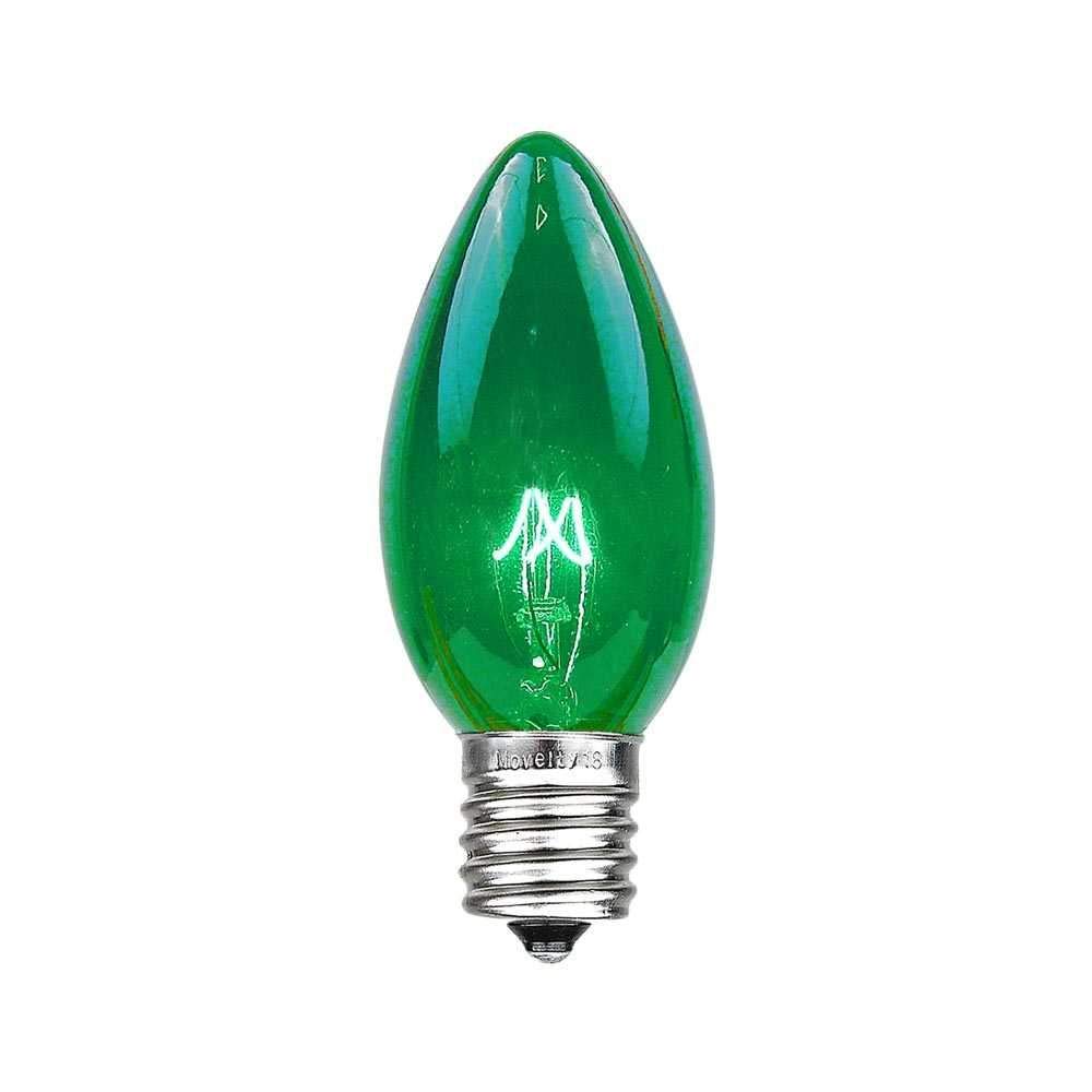 C9 Green Christmas String Lights - 25ft Outdoor Holiday Lights for Roofline, Patio & Hanging Decor - Weatherproof LED Christmas Light Set with Green Wire - Perfect for Holiday Parties, Yard Displays & Festive Home Decor