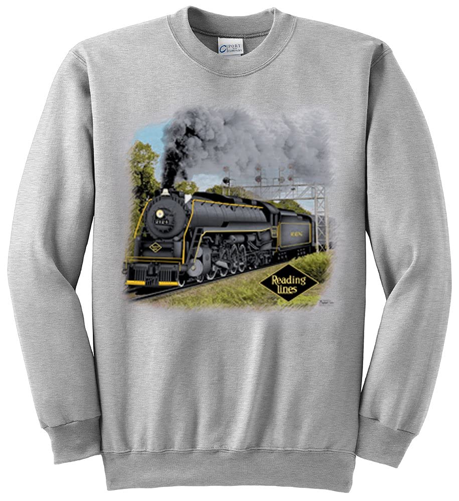 Authentic Railroad Sweatshirt for Men & Women - Vintage T1 Style Comfortable Pullover - Perfect for Reading, Travel & Outdoor Activities
