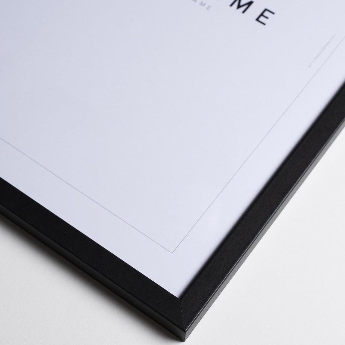 Premium CPH Wood Poster Frame in Black - Perfect for Wall Art, Photos, and Home Decor Display