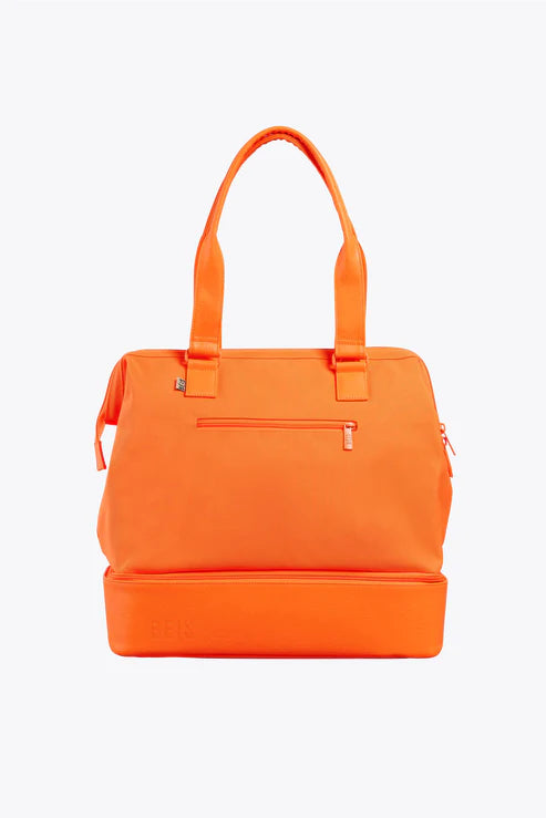 Mini Weekender Bag in Creamsicle - Stylish & Compact Travel Duffel for Weekend Getaways, Gym, or Overnight Trips
