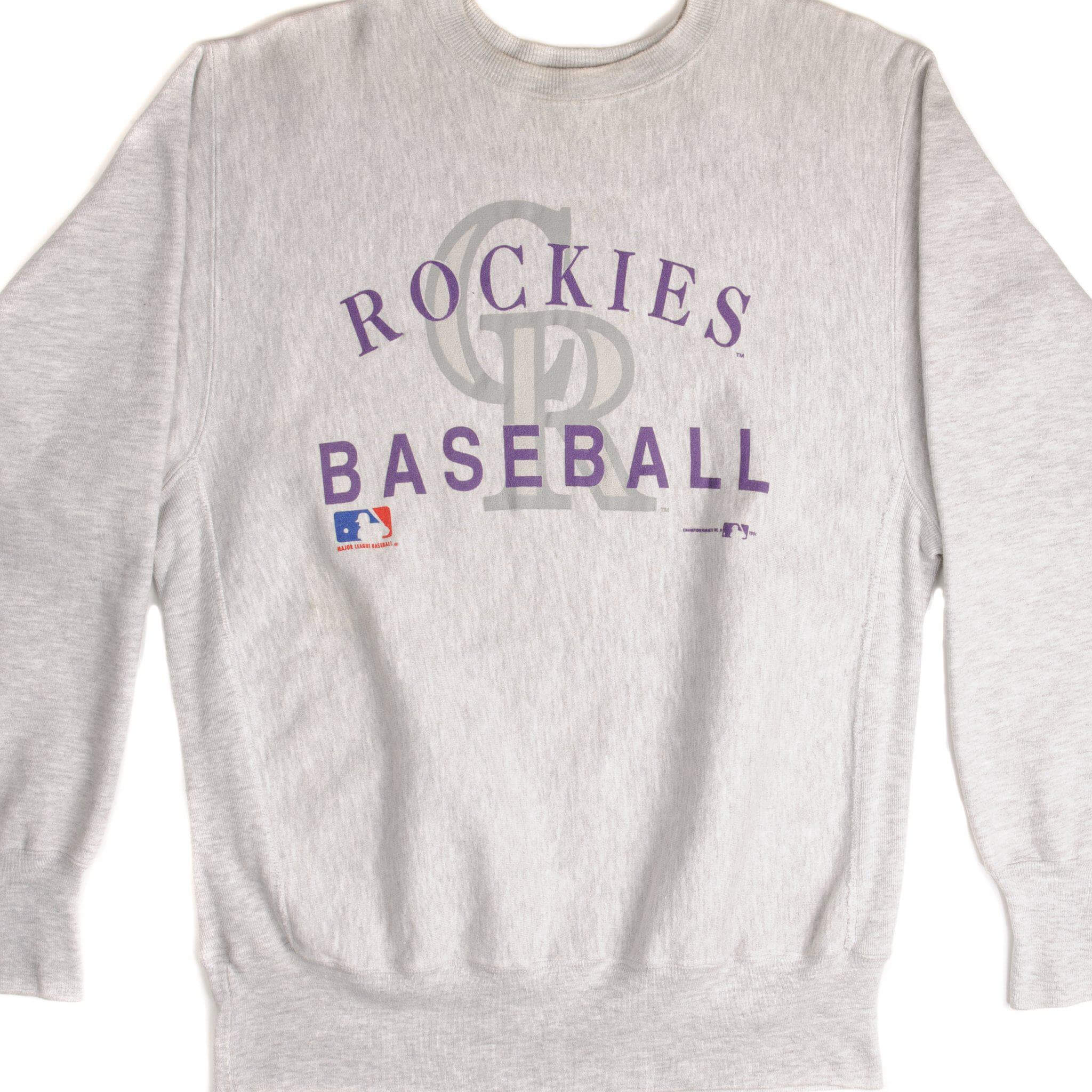 Vintage Champion Reverse Weave Colorado Rockies Sweatshirt 1994 XL - Made in USA - Retro Sports Fan Gift & Casual Streetwear Outfit