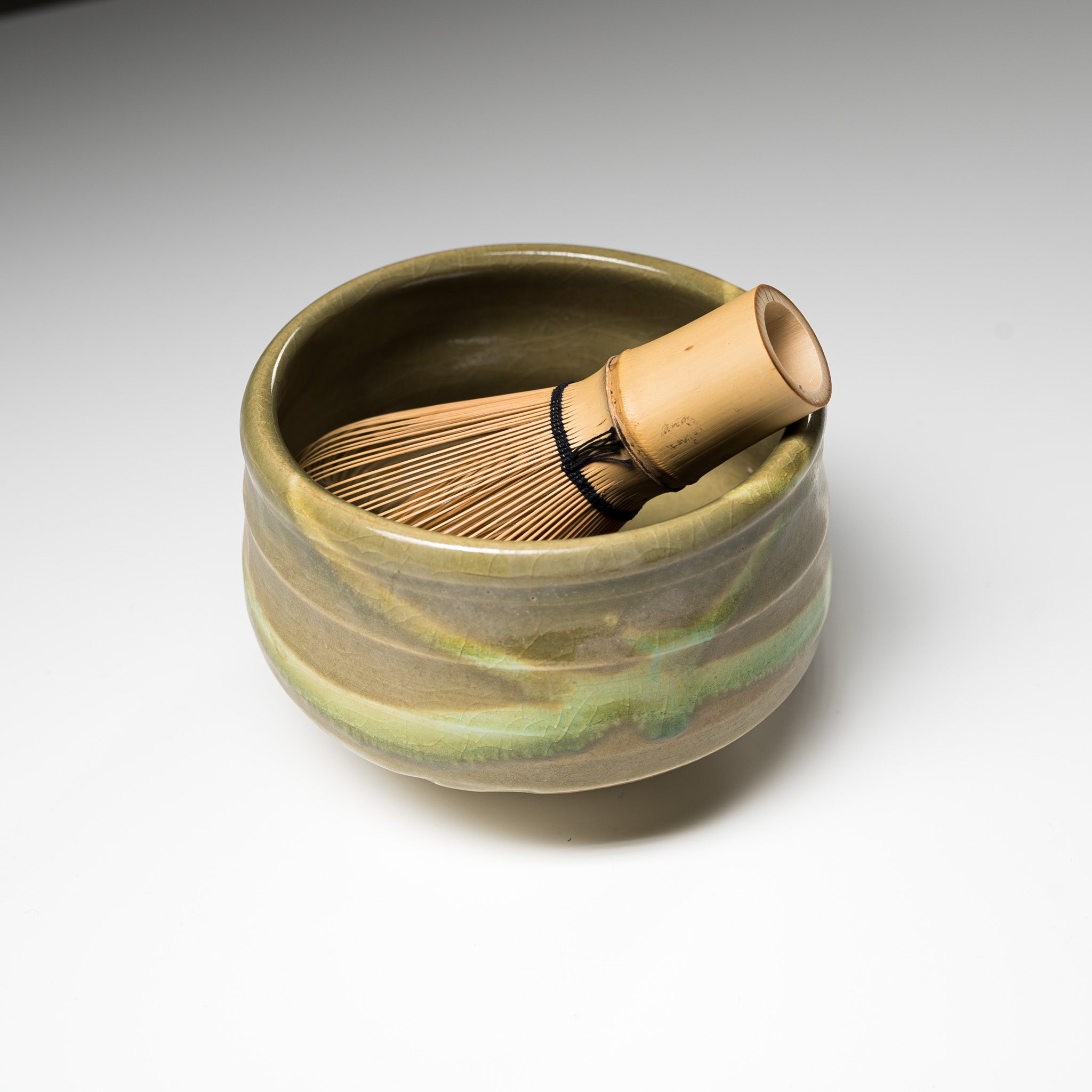 Premium Matcha Bowl - Summer Wind Design - Authentic Japanese Ceramic Tea Cup for Traditional Tea Ceremony - Perfect for Zen Meditation, Home Decor & Gift Giving