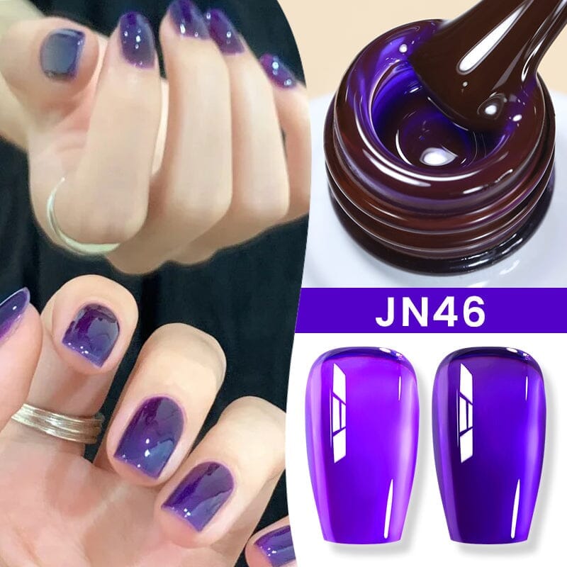 Nude Jelly Gel - 10ml Transparent Nail Polish for Natural & Glossy Manicure - Perfect for Everyday Wear & Special Occasions
