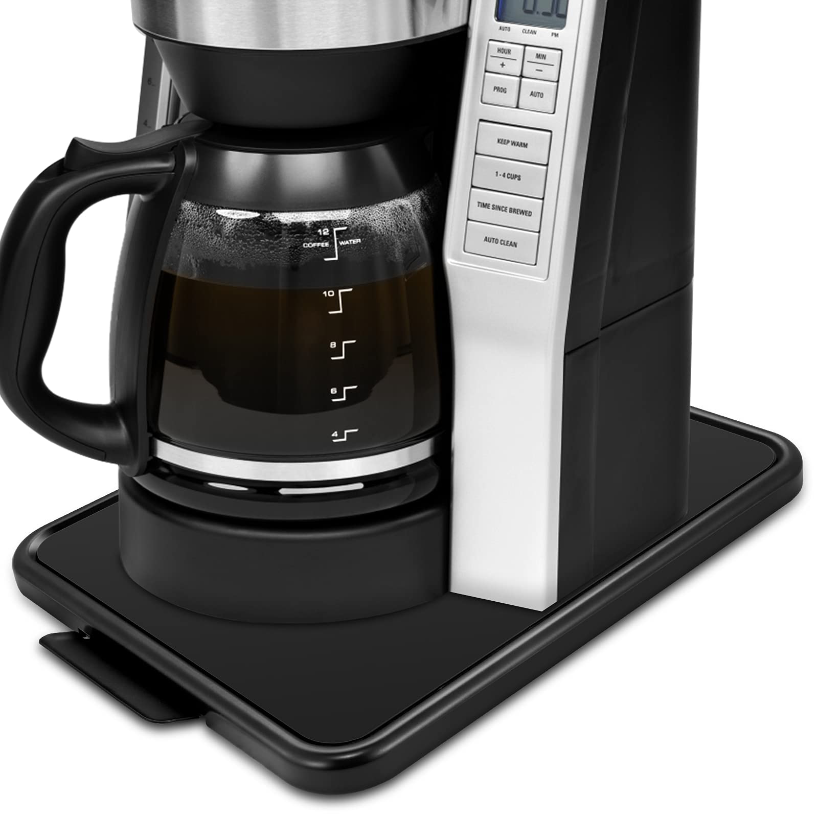 Premium Under Cabinet Appliance Organizer - Alloy Steel Sliding Tray for Coffee Maker, Toaster, Blender, Air Fryer & Stand Mixer (11.7