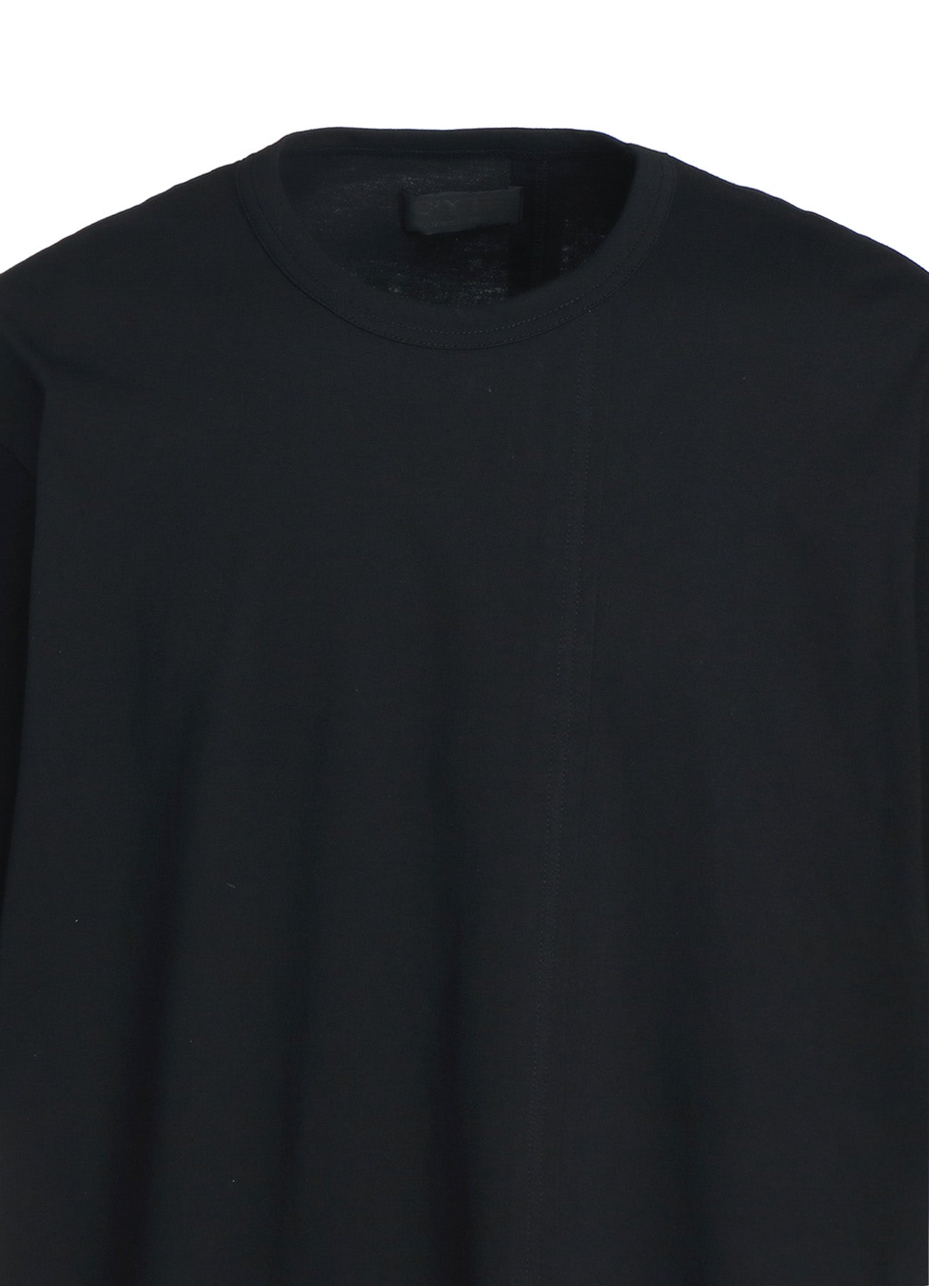 Soft Cotton Jersey Vertically Grafted T-Shirt with Side Slit Hem - Casual Streetwear & Layering Essential for Men & Women
