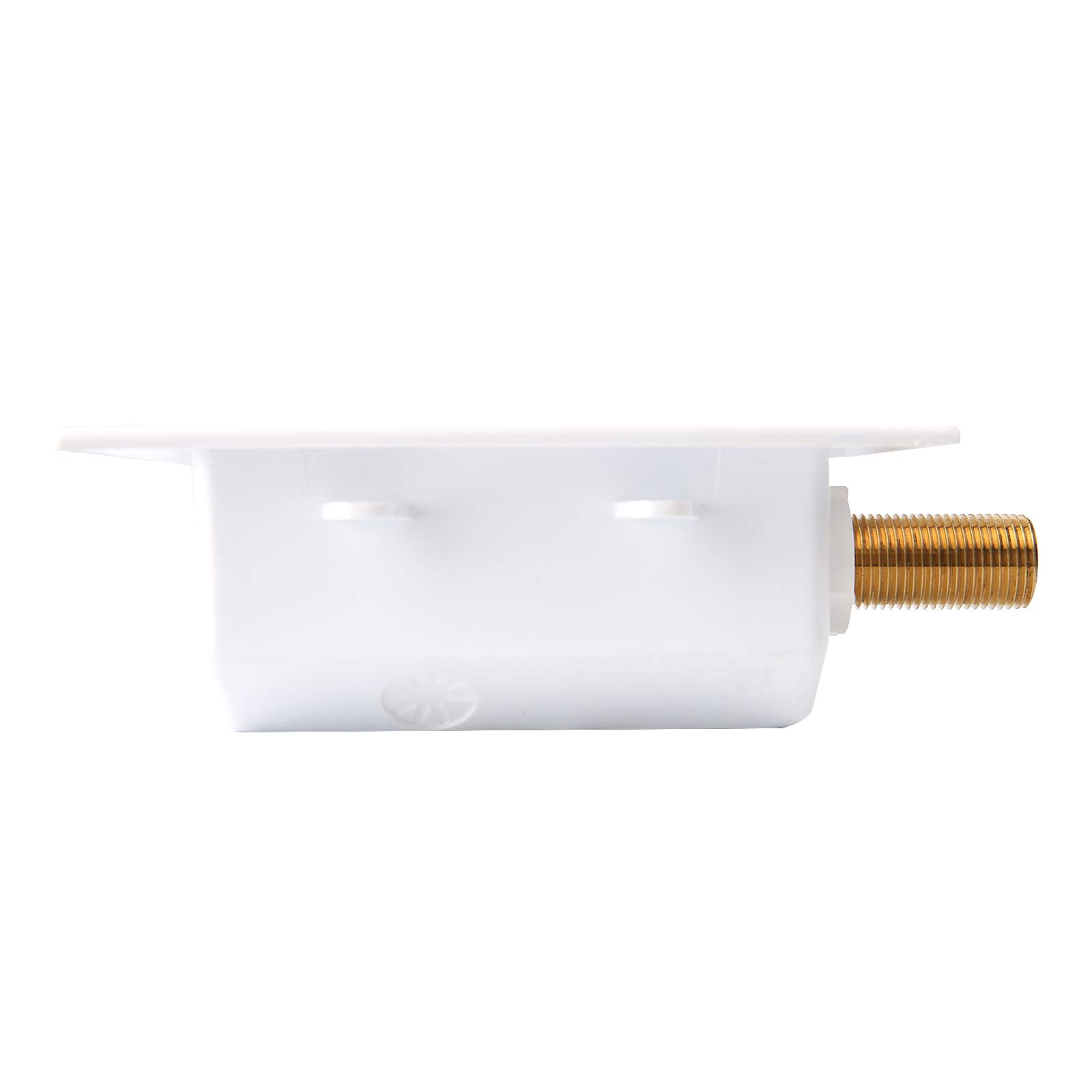 Solimeta Commercial Ice Maker Outlet Box with Water Hammer Arrestor - Lead-Free Brass MIP Connection for Restaurants, Bars & Home Kitchens