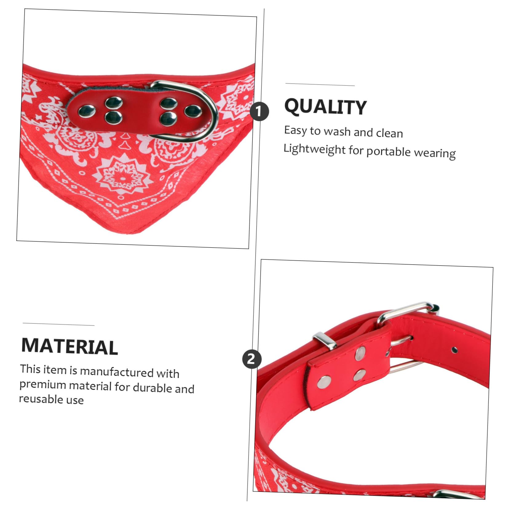 Kisangel Festive Christmas Dog Scarf - Pet Saliva Towel & Neckkerchief for Small Dogs - Holiday Pet Accessories for Christmas Parties & Photo Shoots