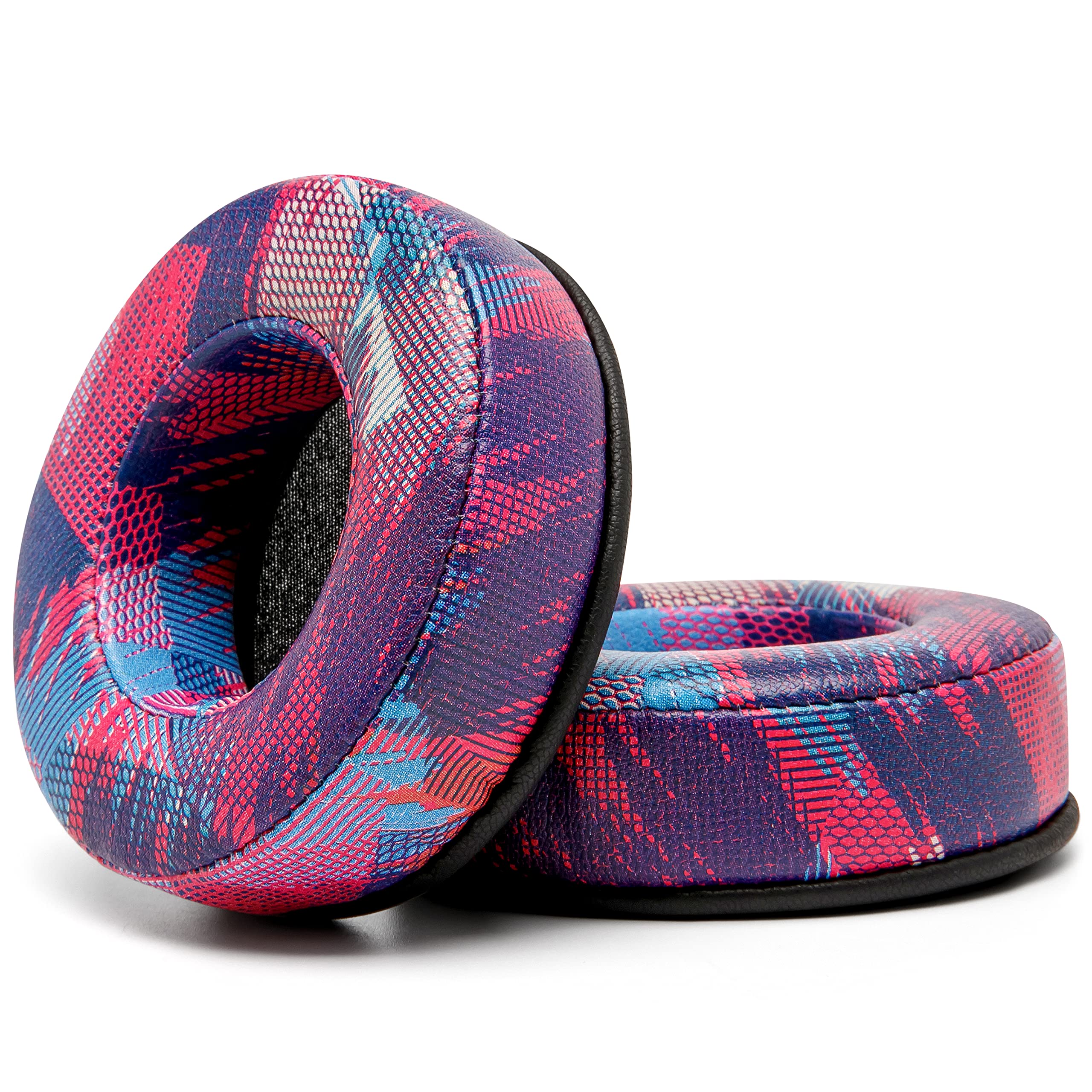 WC Wicked Cushions Extra Thick Premium Replacement Earpads for Skullcandy Hesh Wired & Hesh 2 Wireless Headphones - Comfort Upgrade for Gaming, Music & Long Wear - Speed Racer Design