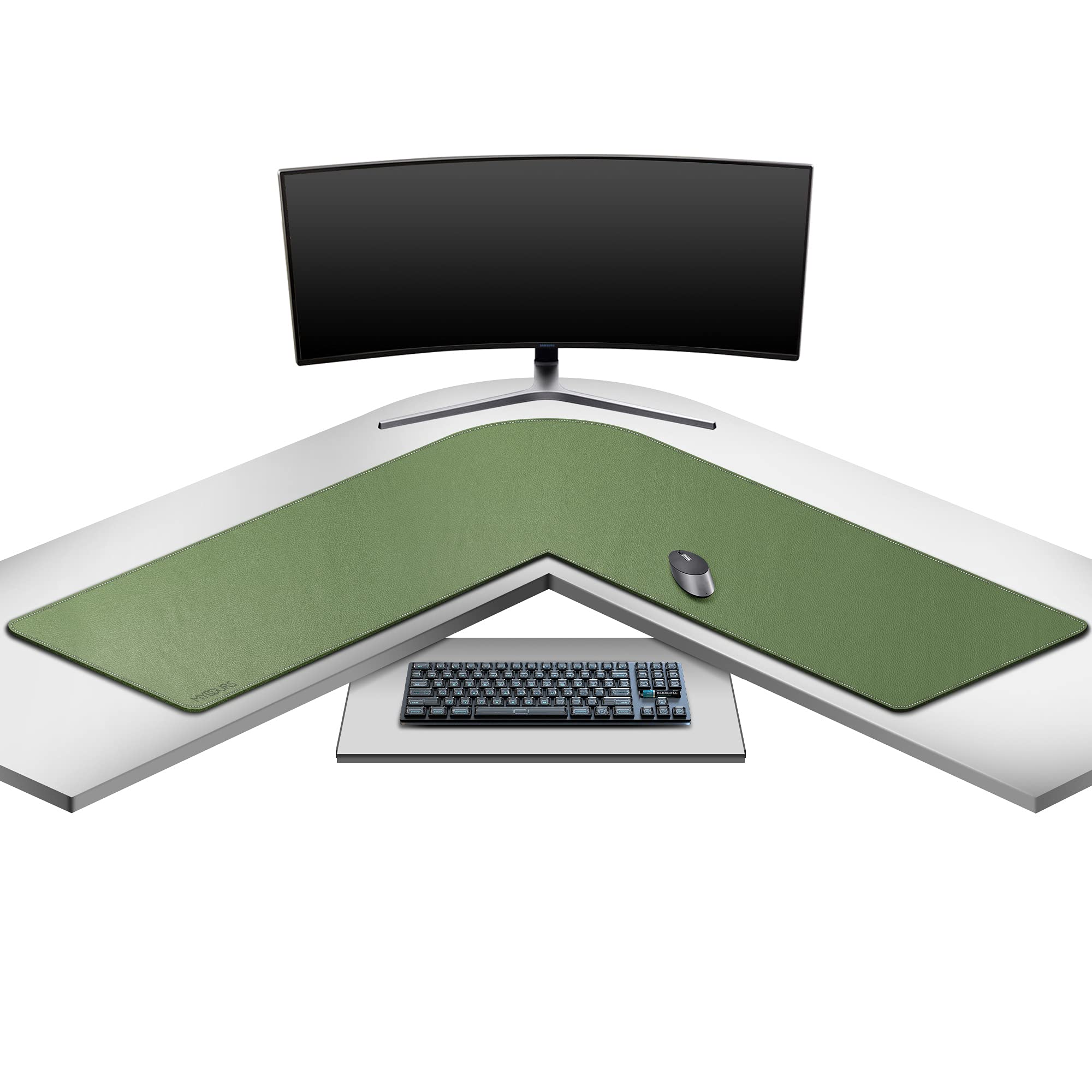 Premium L-Shaped Desk Mat - 46