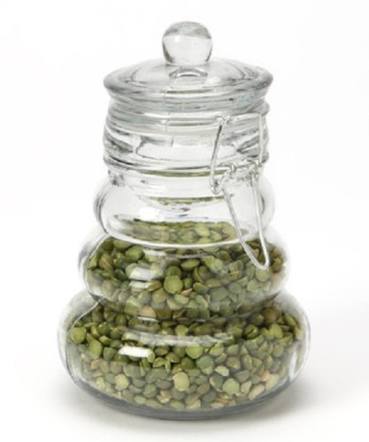12-Ounce Airtight Kitchen Storage Jar - Premium Food Container for Dry Goods, Spices & Coffee | Perfect for Pantry Organization & Meal Prep