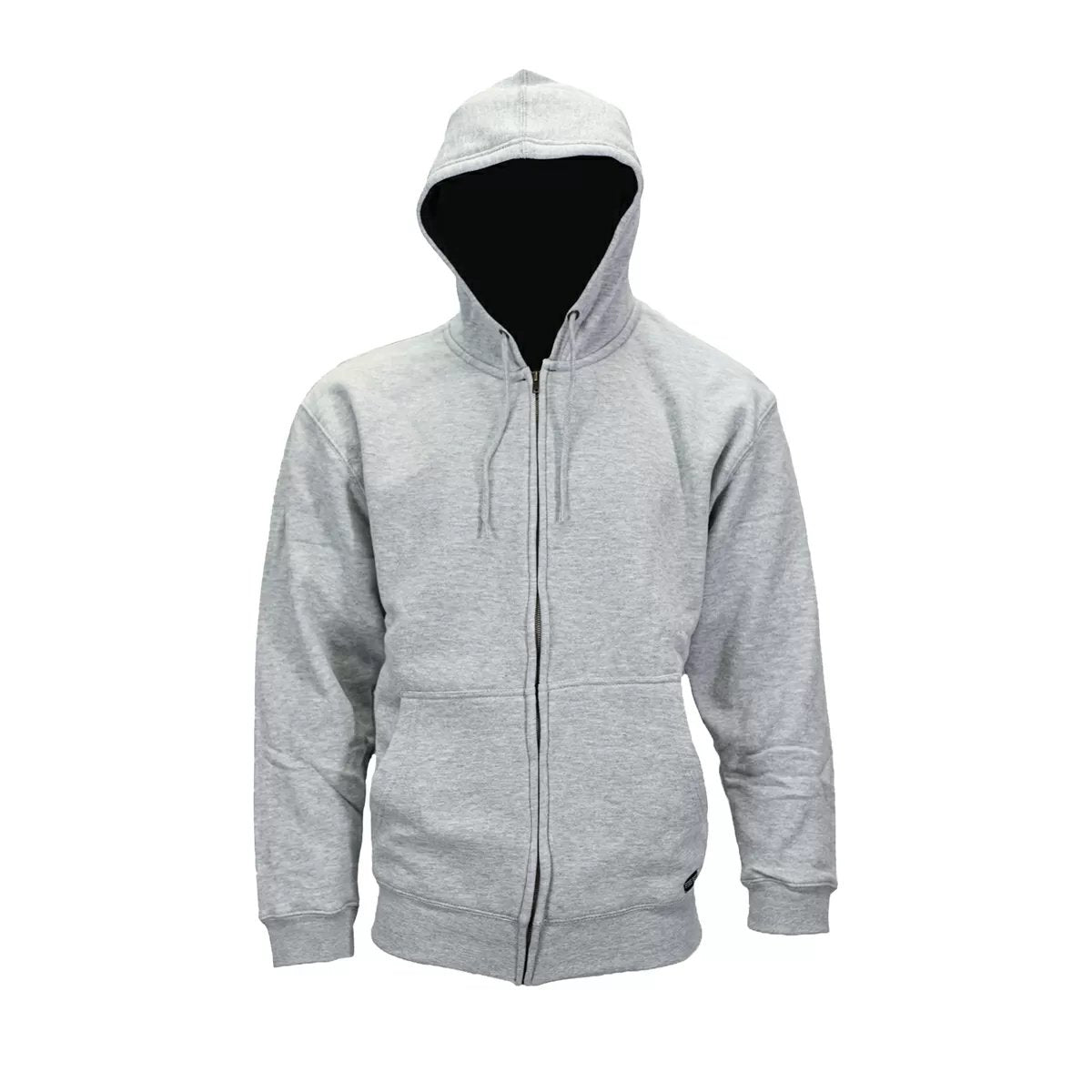 FIVE ROCK® Men's Thermal Lined Zip-Up Hoodie with Front Pockets - Warm Winter Fleece Jacket for Outdoor Activities & Casual Wear