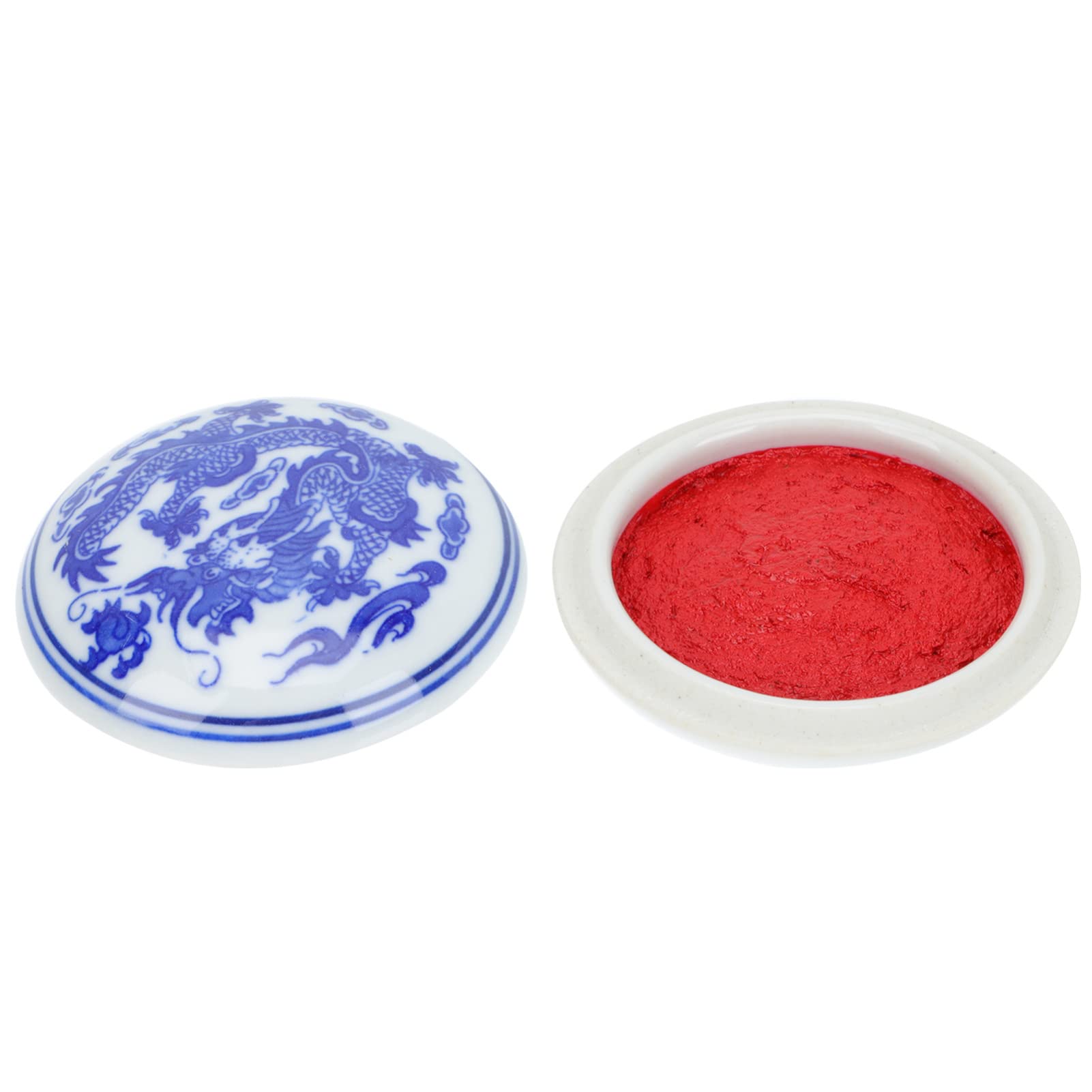 1pc Chinese Calligraphy Seal Ink Pad - DIY Painting, Stamp & Ceramic Ink for Beginners - Perfect for Art Projects, Scrapbooking & Home Decor
