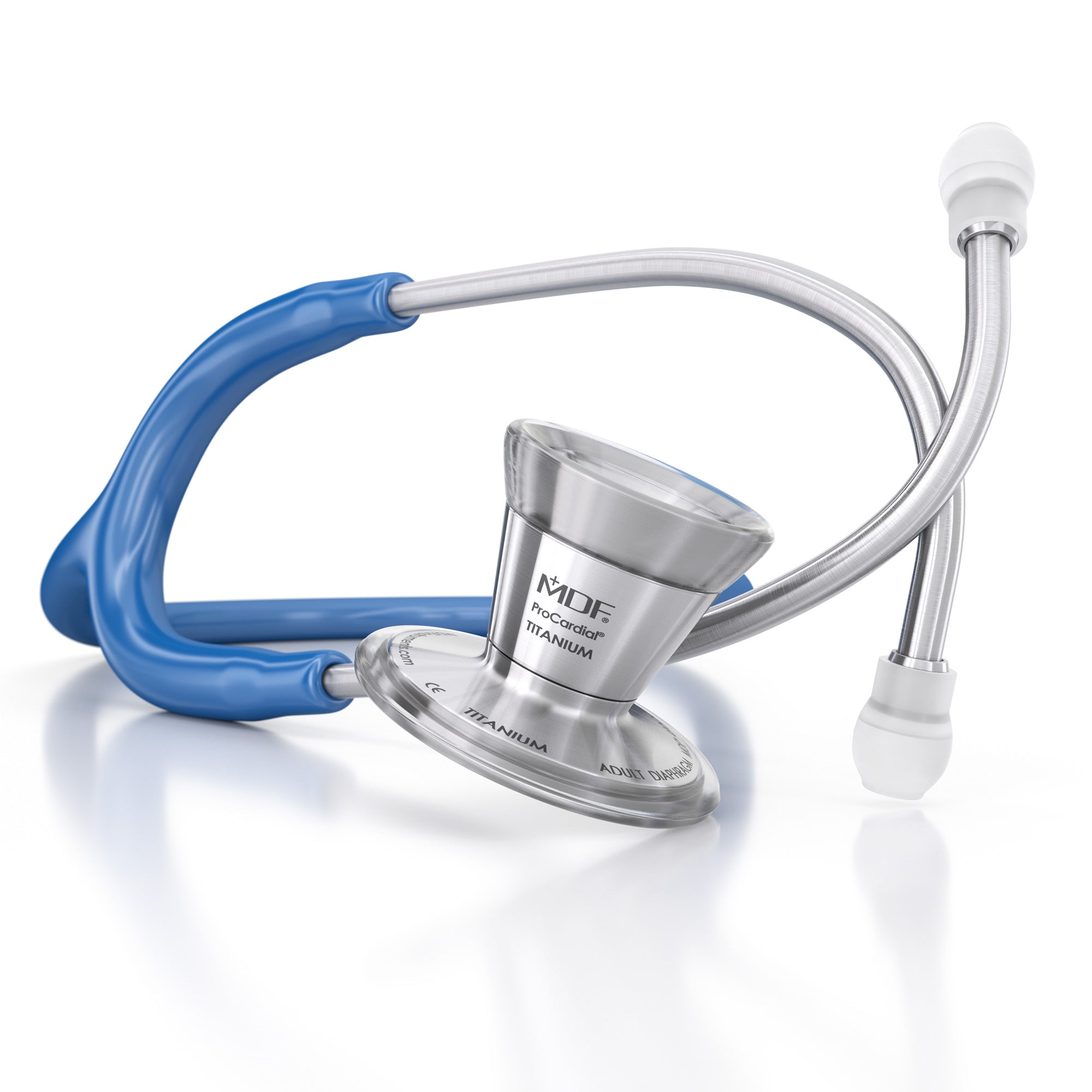 ProCardial® Titanium Cardiology Stethoscope - Royal Blue | Premium Medical Stethoscope for Doctors, Nurses & Healthcare Professionals | Ideal for Cardiac Exams, Patient Monitoring & Clinical Use