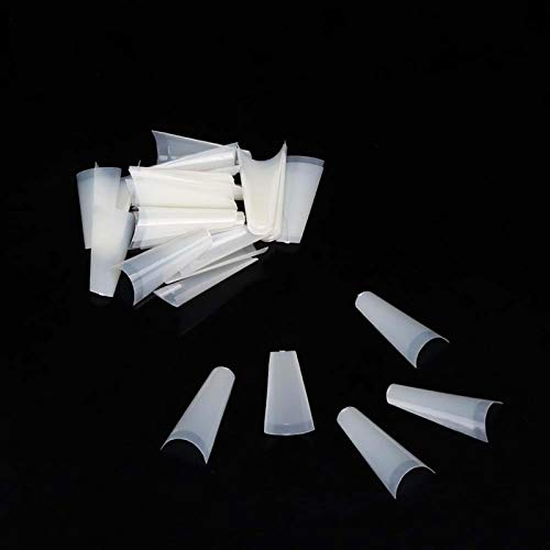 504pcs Professional Acrylic Nail Tips Kit - Natural False Nails for Manicure, Nail Art Practice & Training - DIY Artificial Nails for Salon, Home Use & Display (Great for Beginners & Professionals)