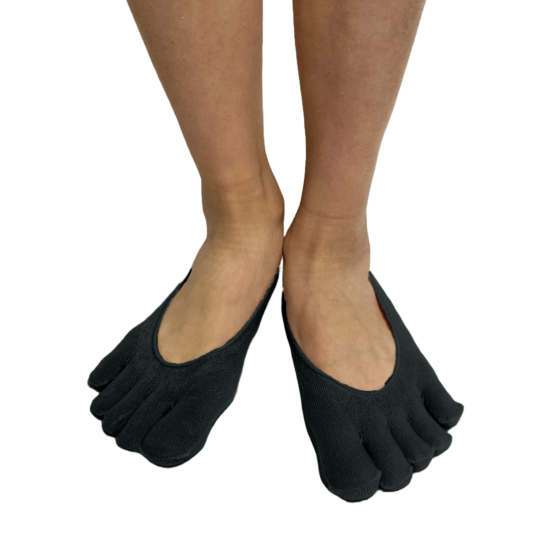 COUVER Men's & Women's Ultra Low Cut 5-Toe Socks - Breathable & Comfortable for Yoga, Running & Barefoot Shoes