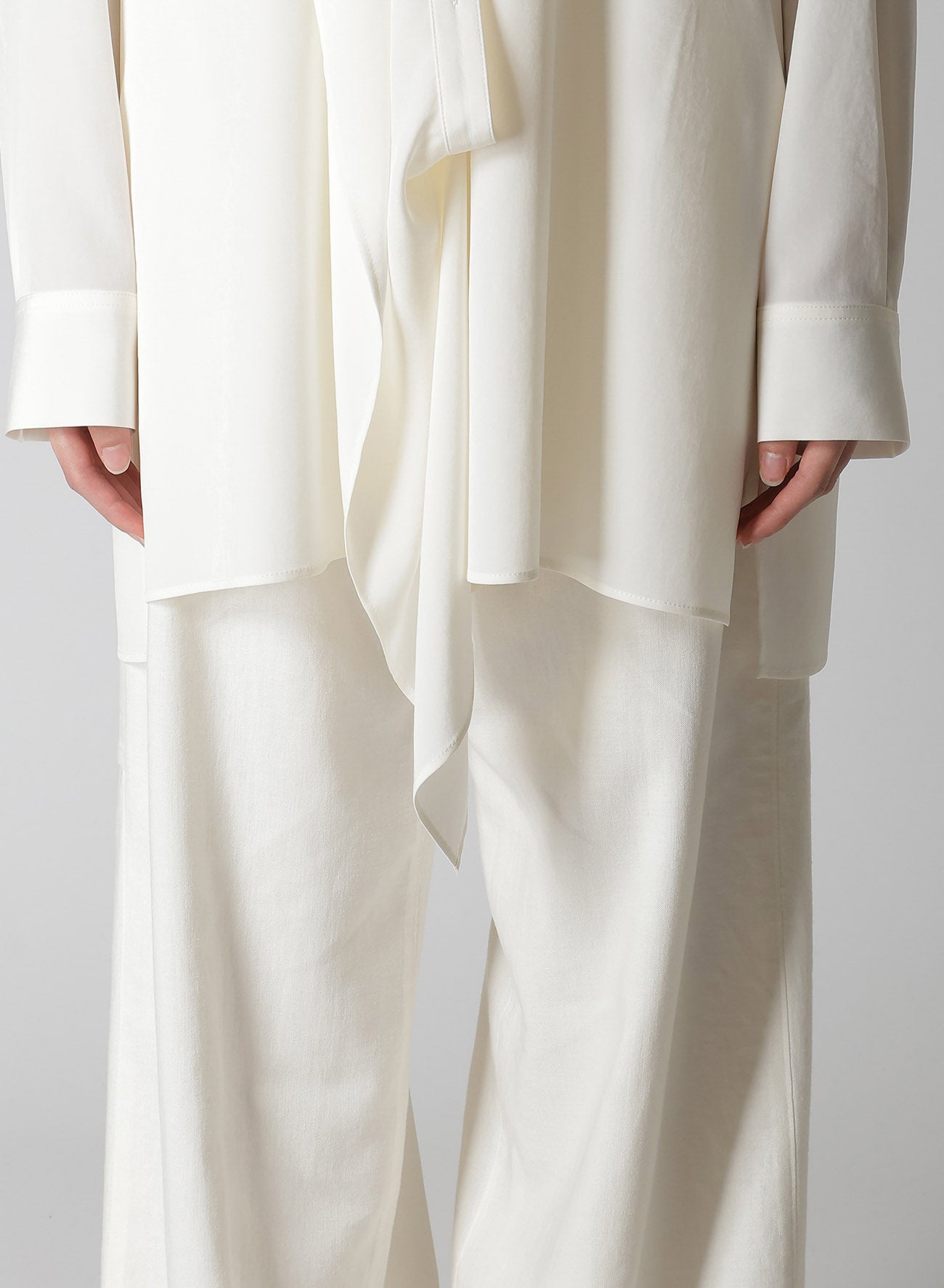 Elegant Crepe de Chine Blouse with Placket - Perfect for Office Wear & Casual Outfits