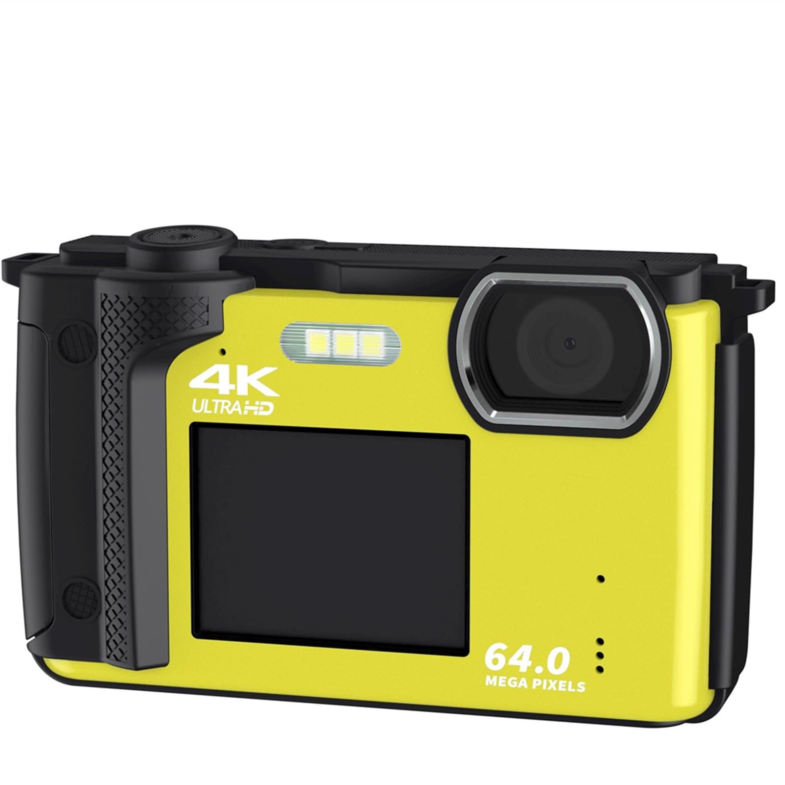 MZZYG 64MP Dual Screen Wifi 4K Digital Video Camera with 2