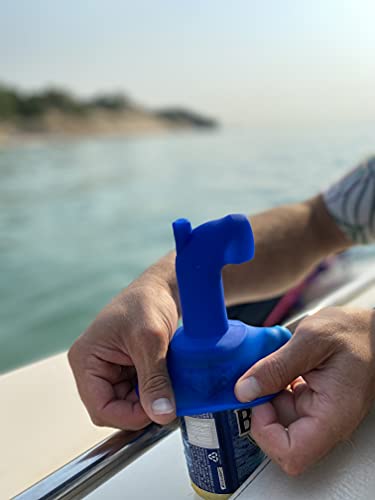 Bierstick Bierbro Beer Bong Snorkel - Stretches to Fit Cans, Seltzers, Bottles, Mugs & Red Solo Cups - Portable Drinking Accessory for Parties, Tailgating & Outdoor Events