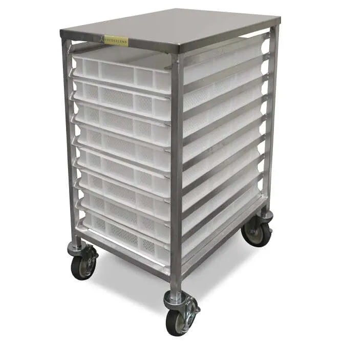Arcobaleno Mobile Pasta Cart with 8 Trays - Commercial Kitchen Equipment for Catering, Buffet & Restaurant Use
